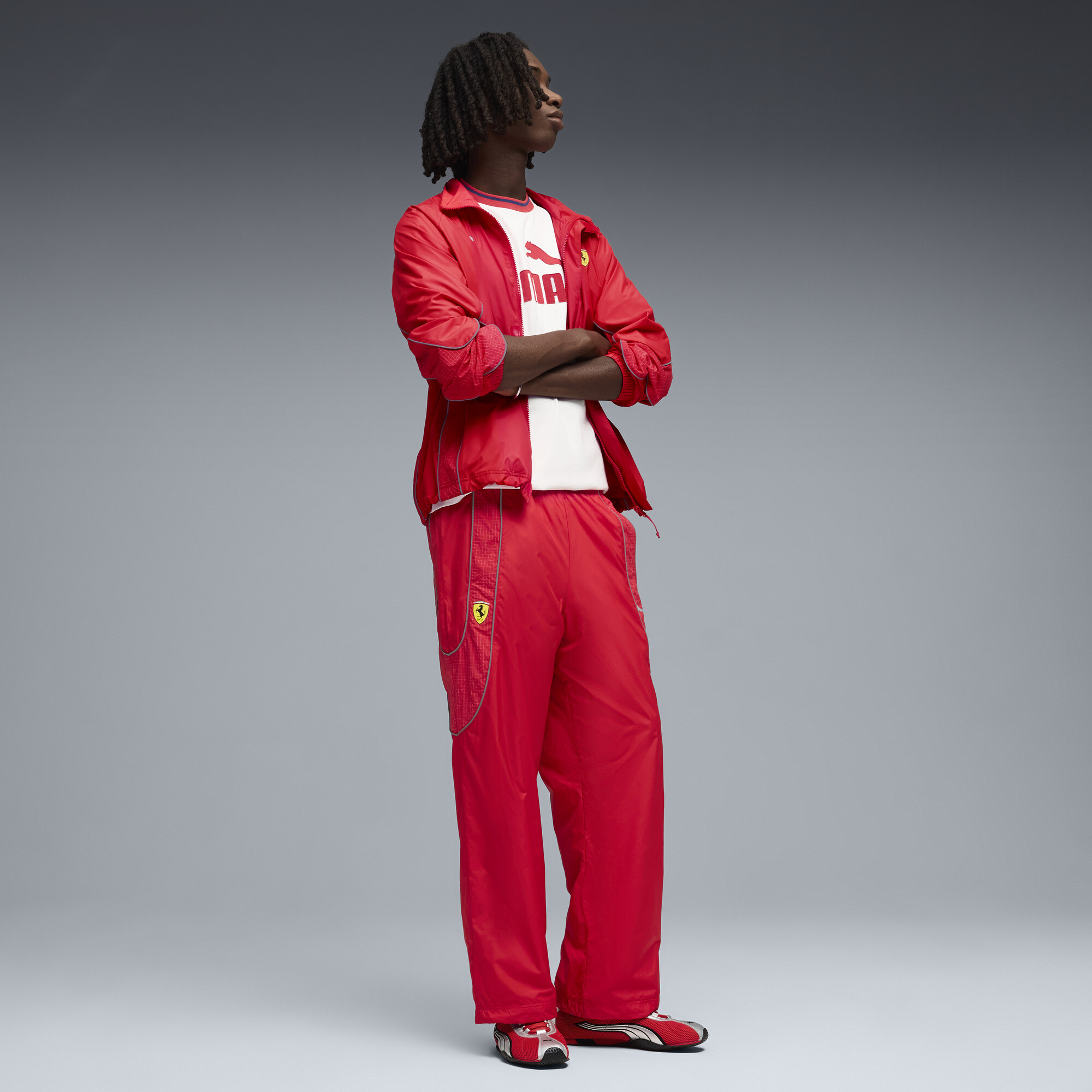 Scuderia Ferrari PUMATECH-X broek voor Heren, Rood, Maat XXL thumbnail 2