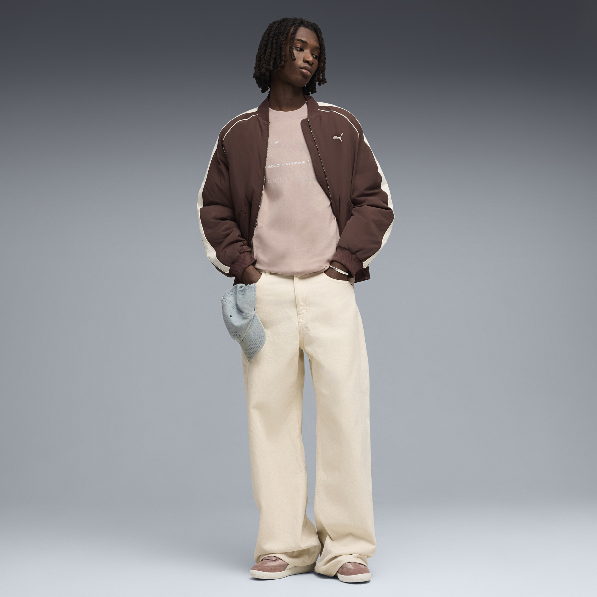 PUMA Scuderia Ferrari Premium T-shirt voor Heren, Roze, Maat L thumbnail 2