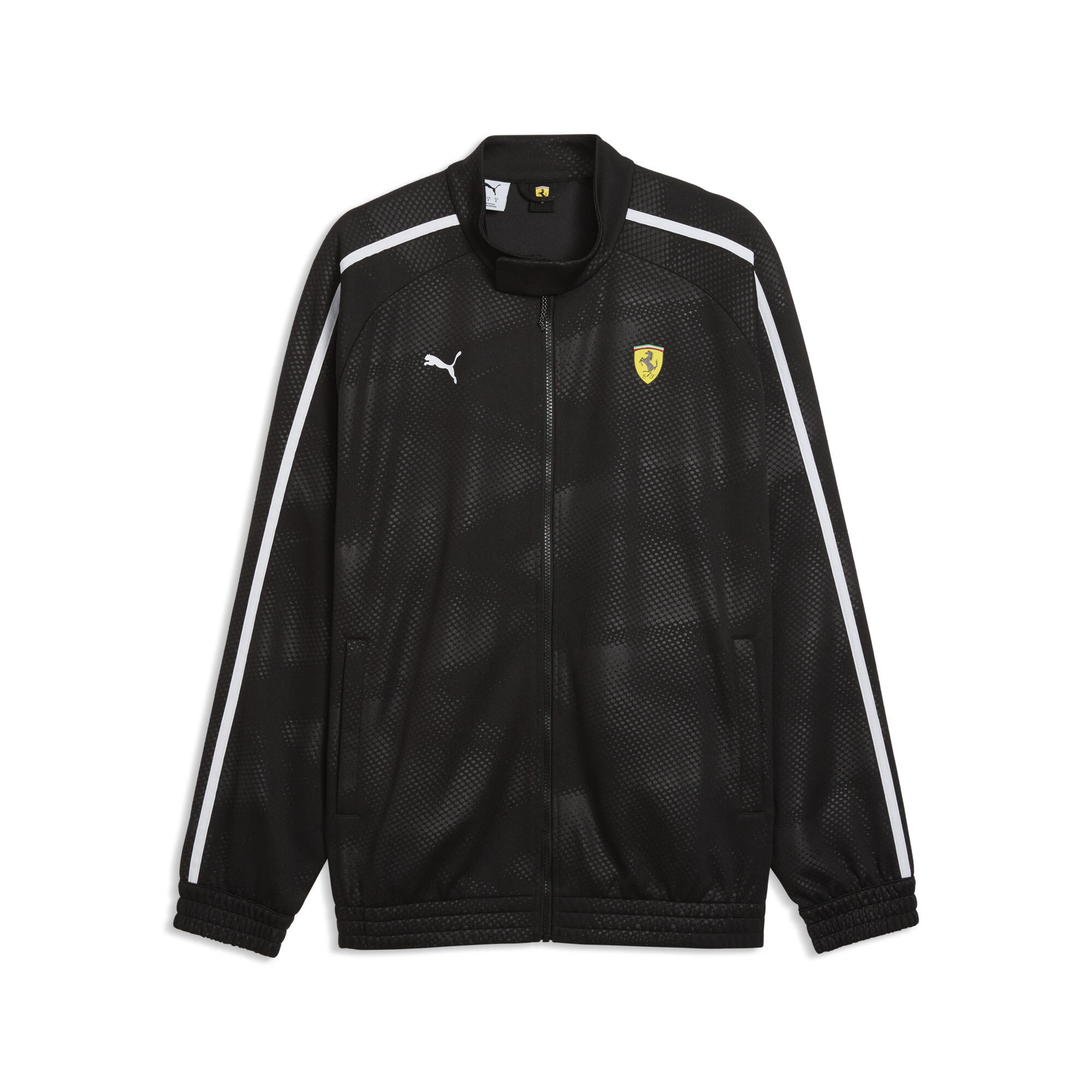 PUMA Scuderia Ferrari T7 oversized trainingsjack voor Heren, Zwart, Maat L