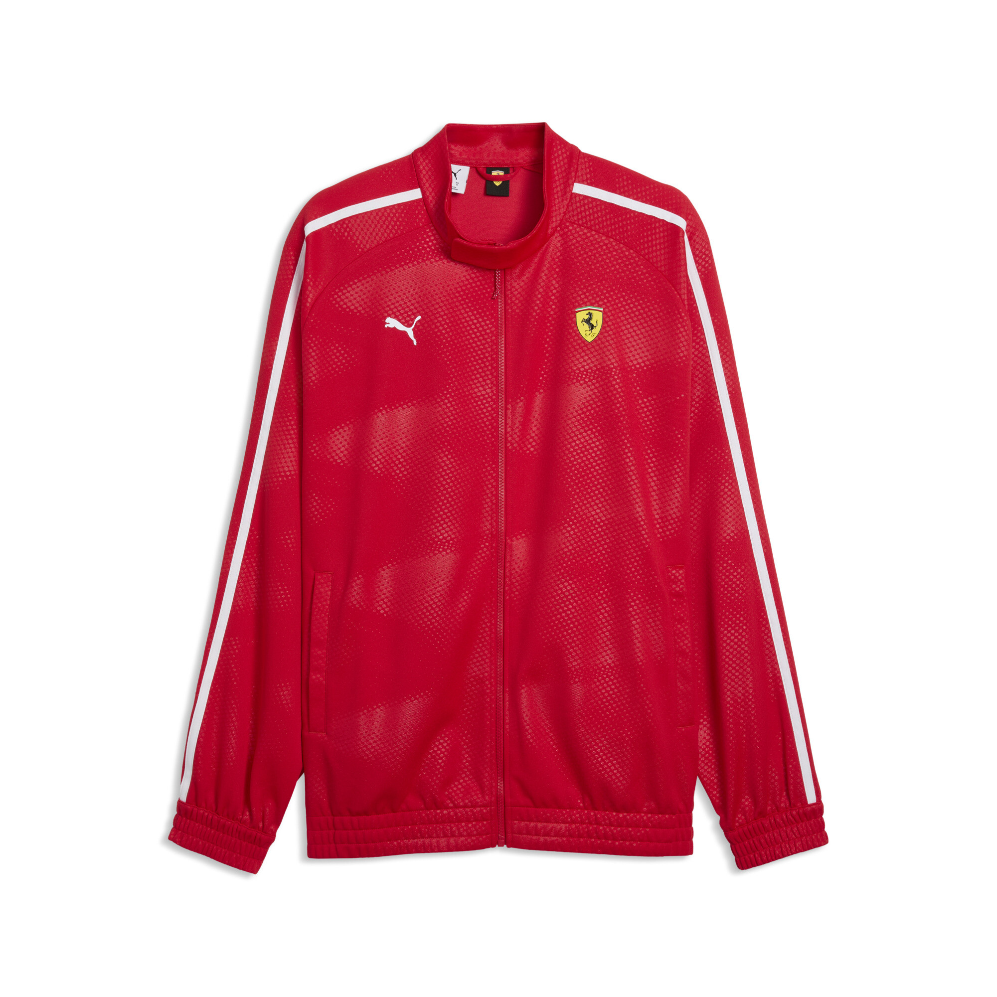 PUMA Scuderia Ferrari T7 oversized trainingsjack voor Heren, Rood, Maat S