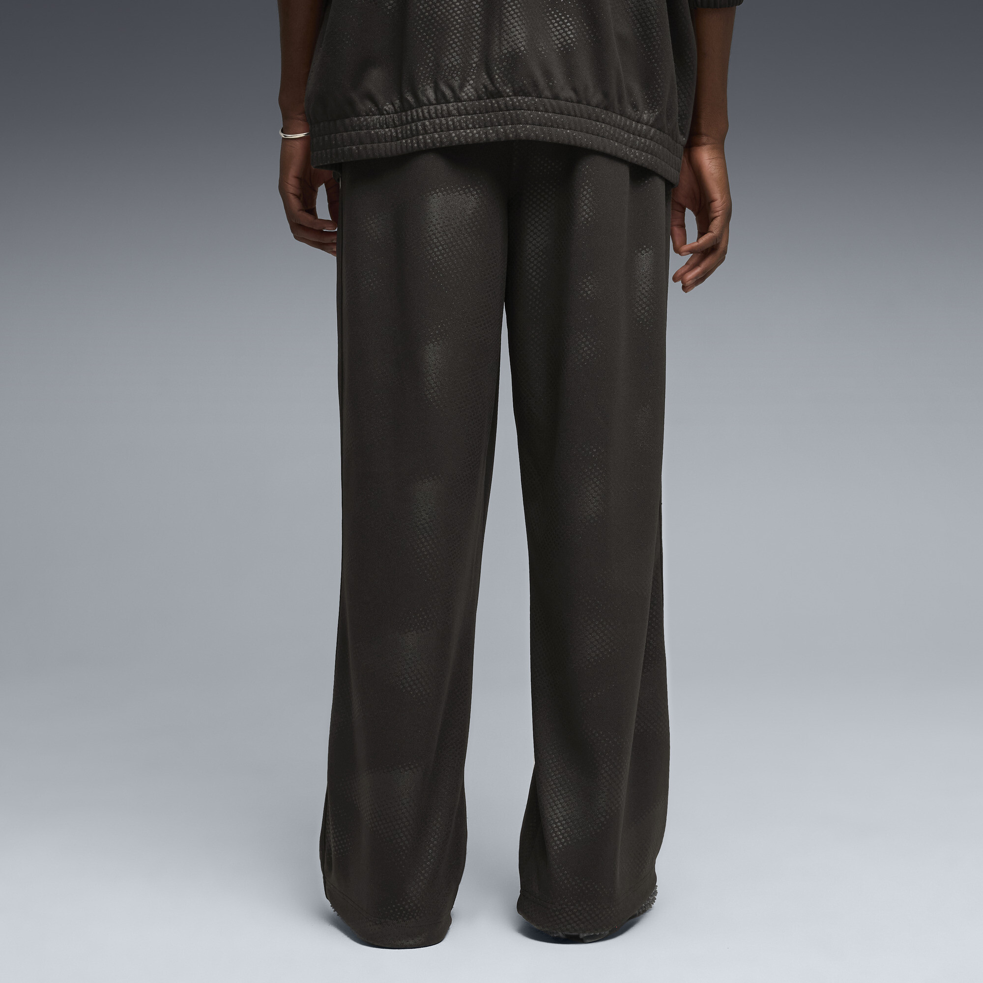 PUMA Scuderia Ferrari T7 oversized trainingsbroek voor Heren, Zwart, Maat L thumbnail 3