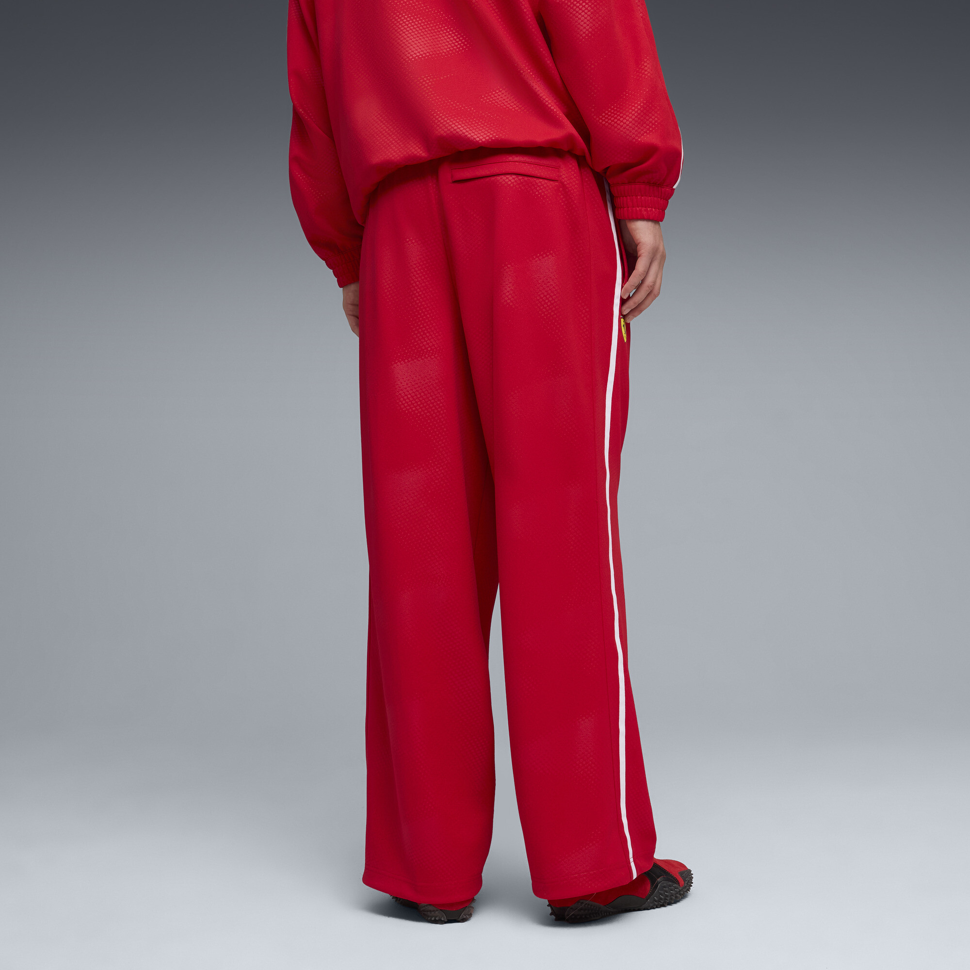 PUMA Scuderia Ferrari T7 oversized trainingsbroek voor Heren, Rood, Maat L thumbnail 3