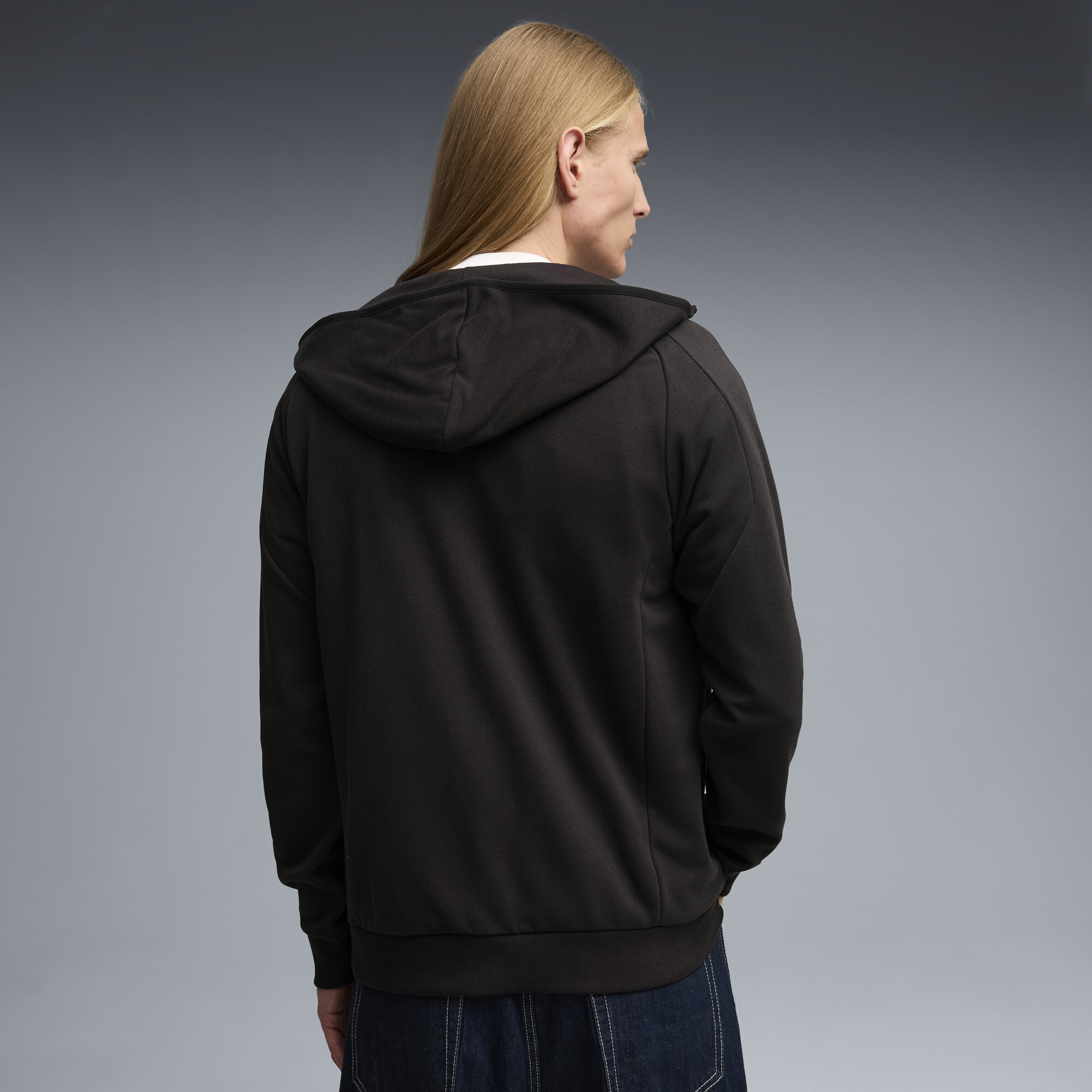 PUMA Scuderia Ferrari sweaterjack voor Heren, Zwart, Maat XS thumbnail 3