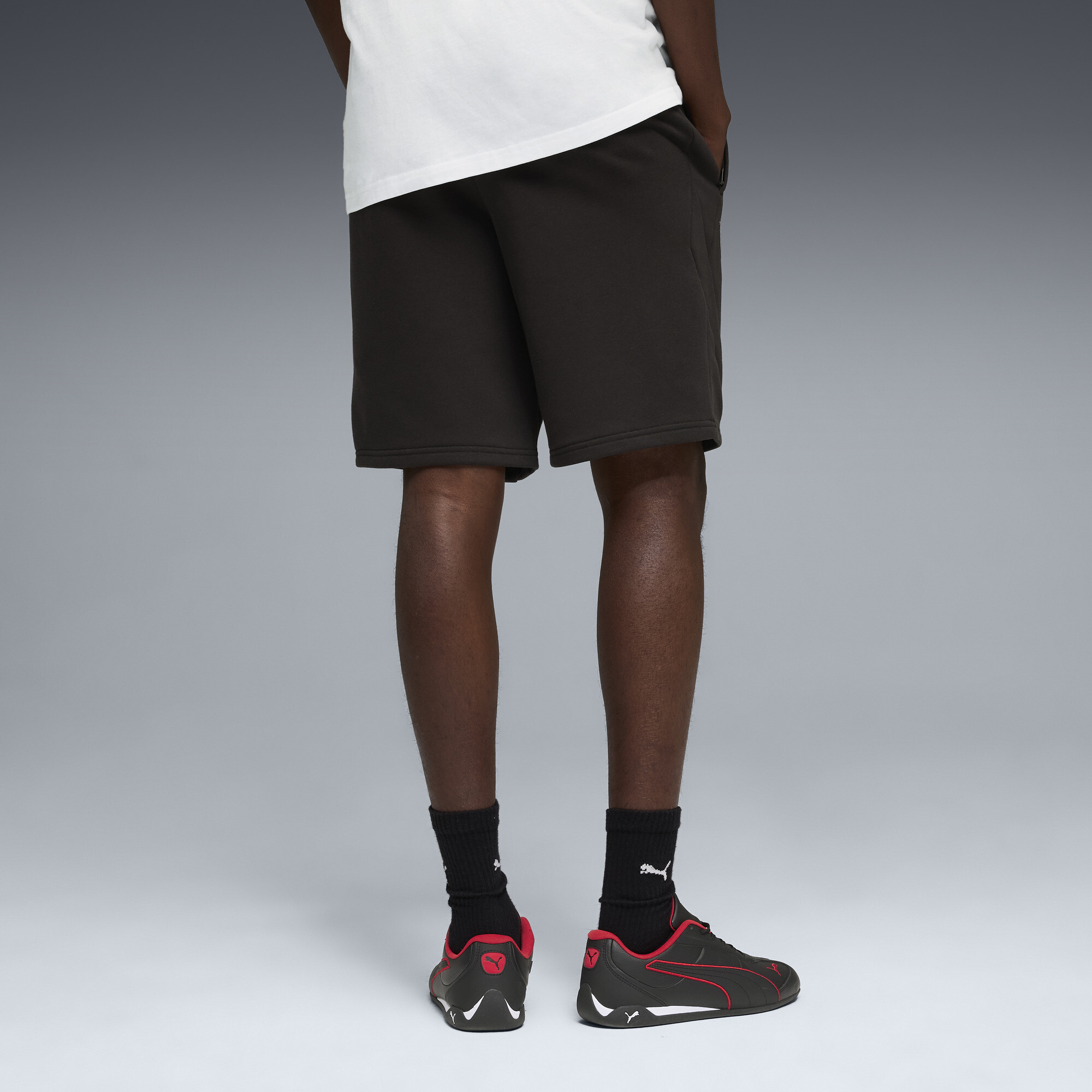 PUMA Scuderia Ferrari PM1 short voor Heren, Zwart, Maat M thumbnail 3