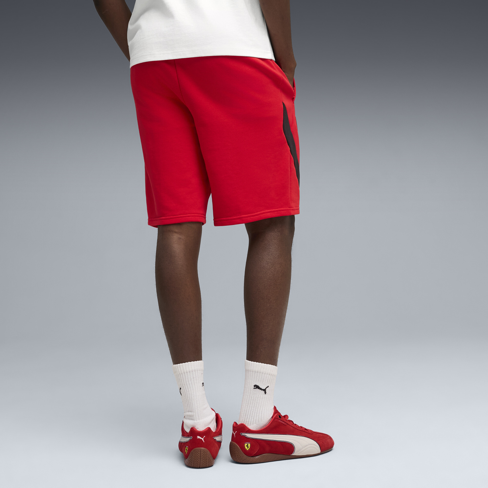 PUMA Scuderia Ferrari PM1 short voor Heren, Rood, Maat XS thumbnail 3
