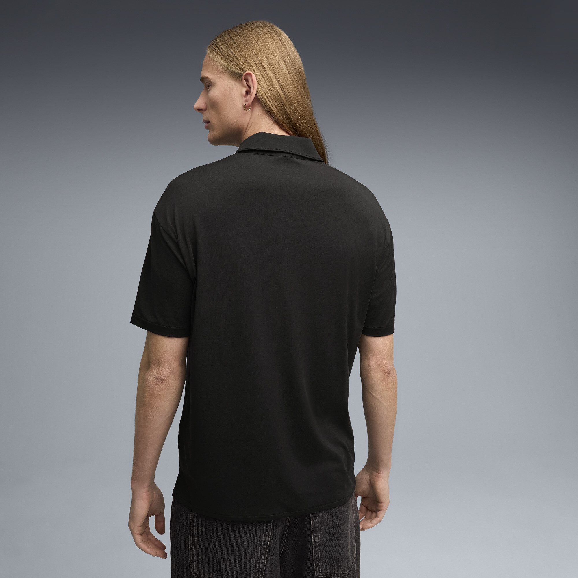 PUMA Scuderia Ferrari Cloudspun poloshirt voor Heren, Zwart, Maat XL thumbnail 3