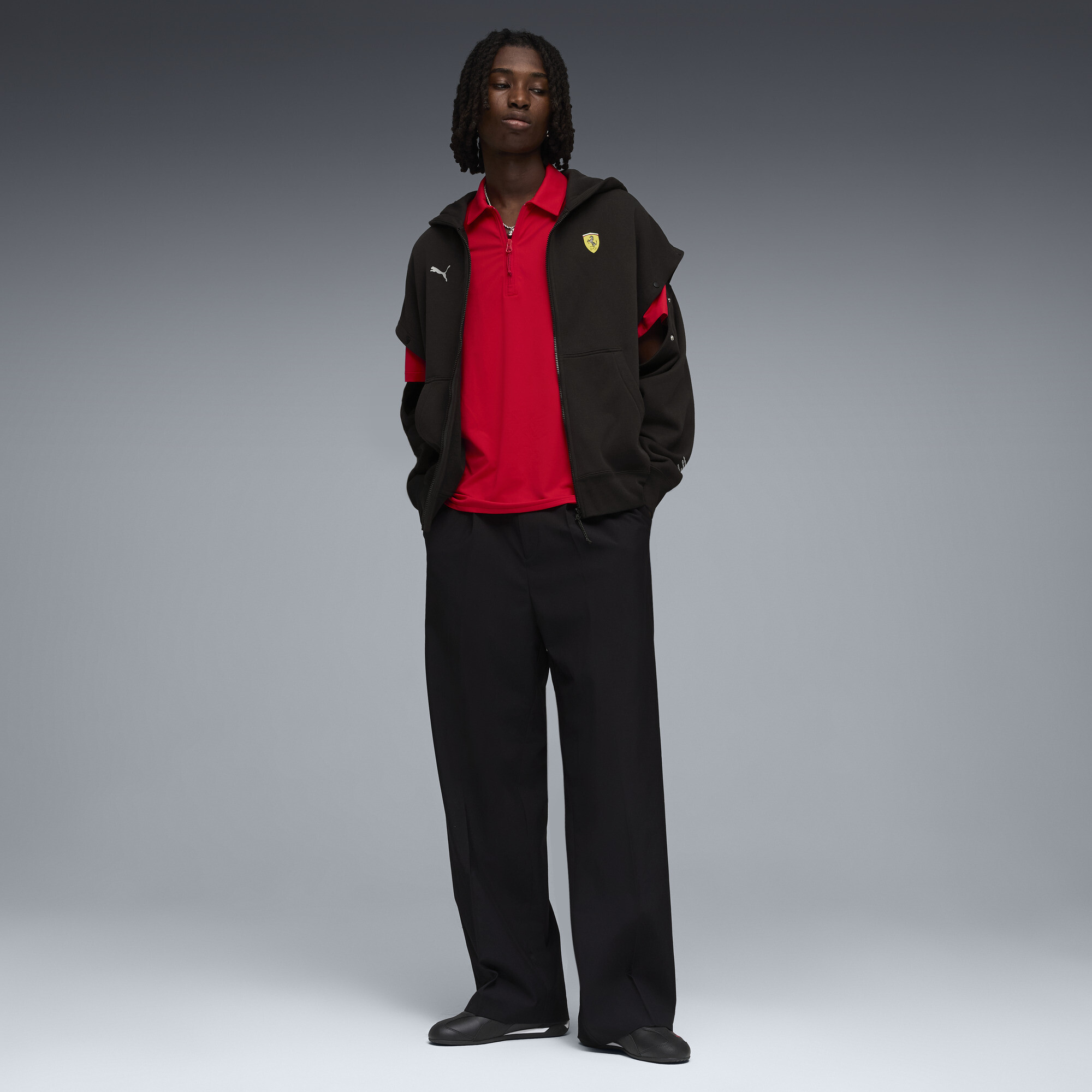 PUMA Scuderia Ferrari Cloudspun poloshirt voor Heren, Rood, Maat L thumbnail 2