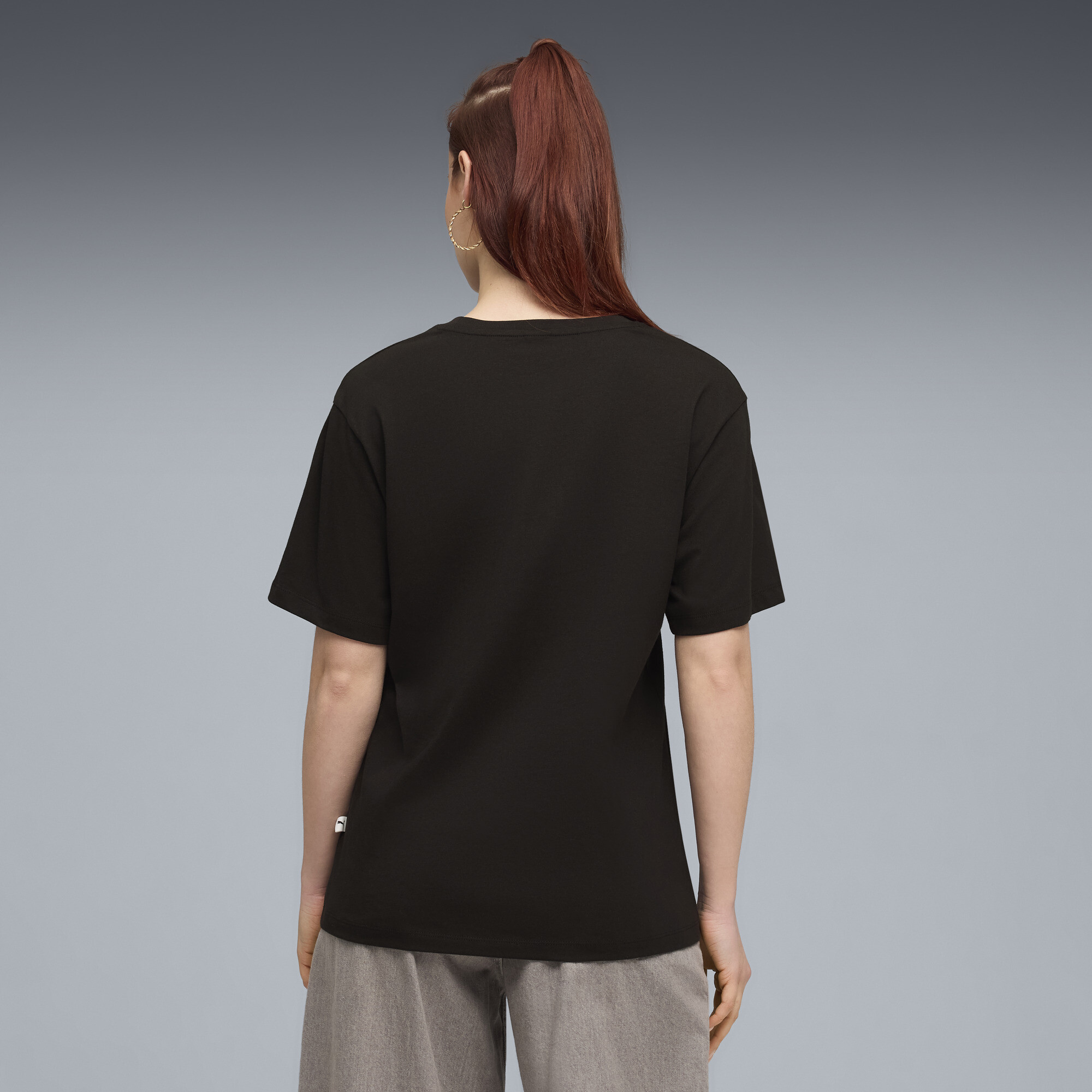 PUMA Scuderia Ferrari Tonal Shield T-shirt voor Dames, Zwart, Maat L thumbnail 5