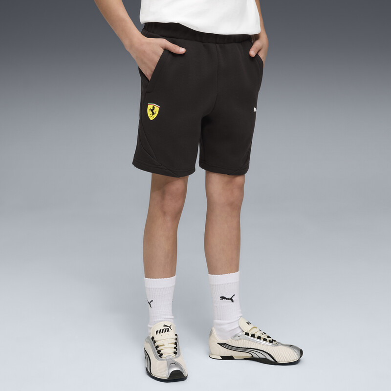 PUMA Scuderia Ferrari Youth Above-Knee Sweat Shorts