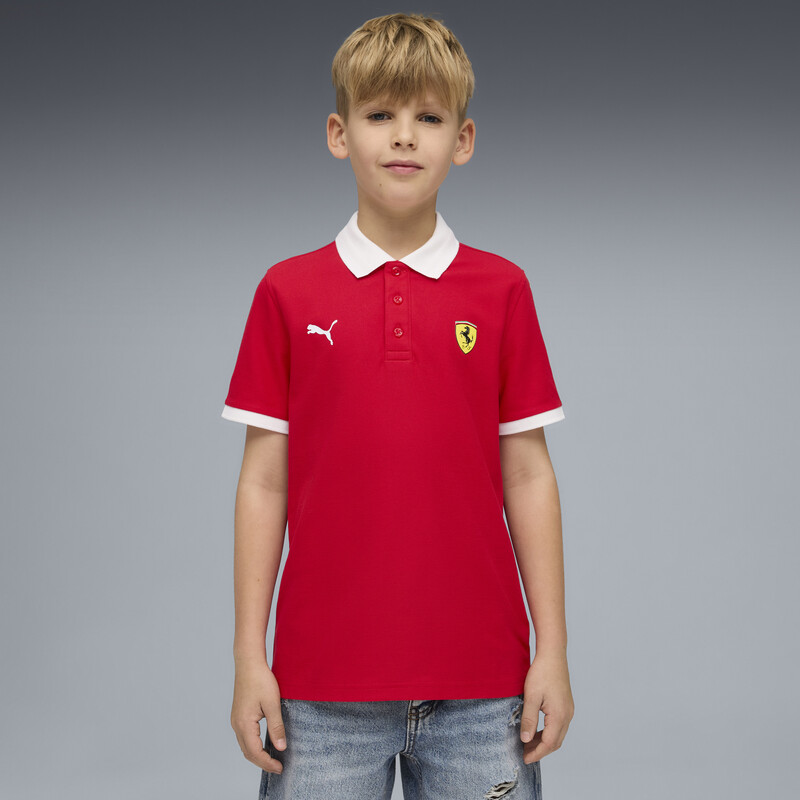 

PUMA Scuderia Ferrari Youth Shield Logo Polo T-shirt