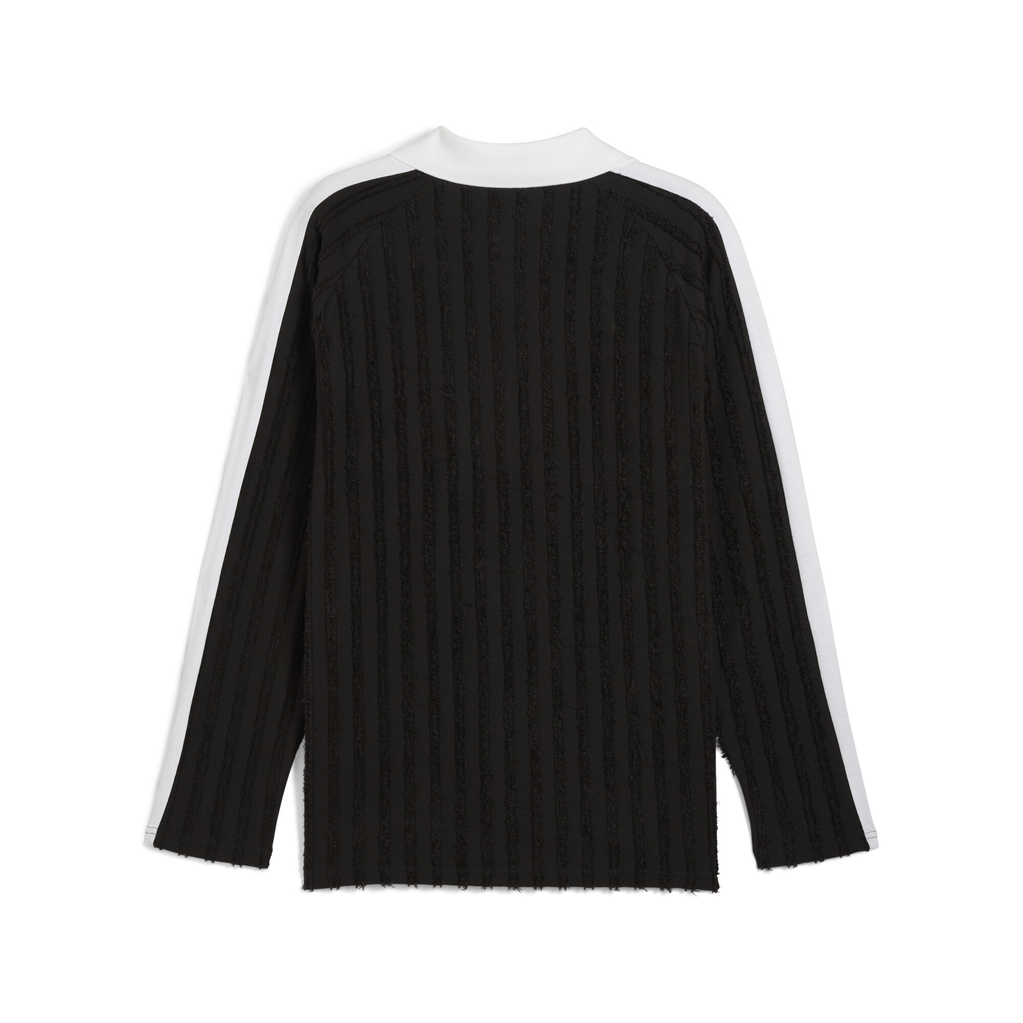 PUMA T7 Relaxed polo met lange mouwen voor Heren, Zwart, Maat L thumbnail 2