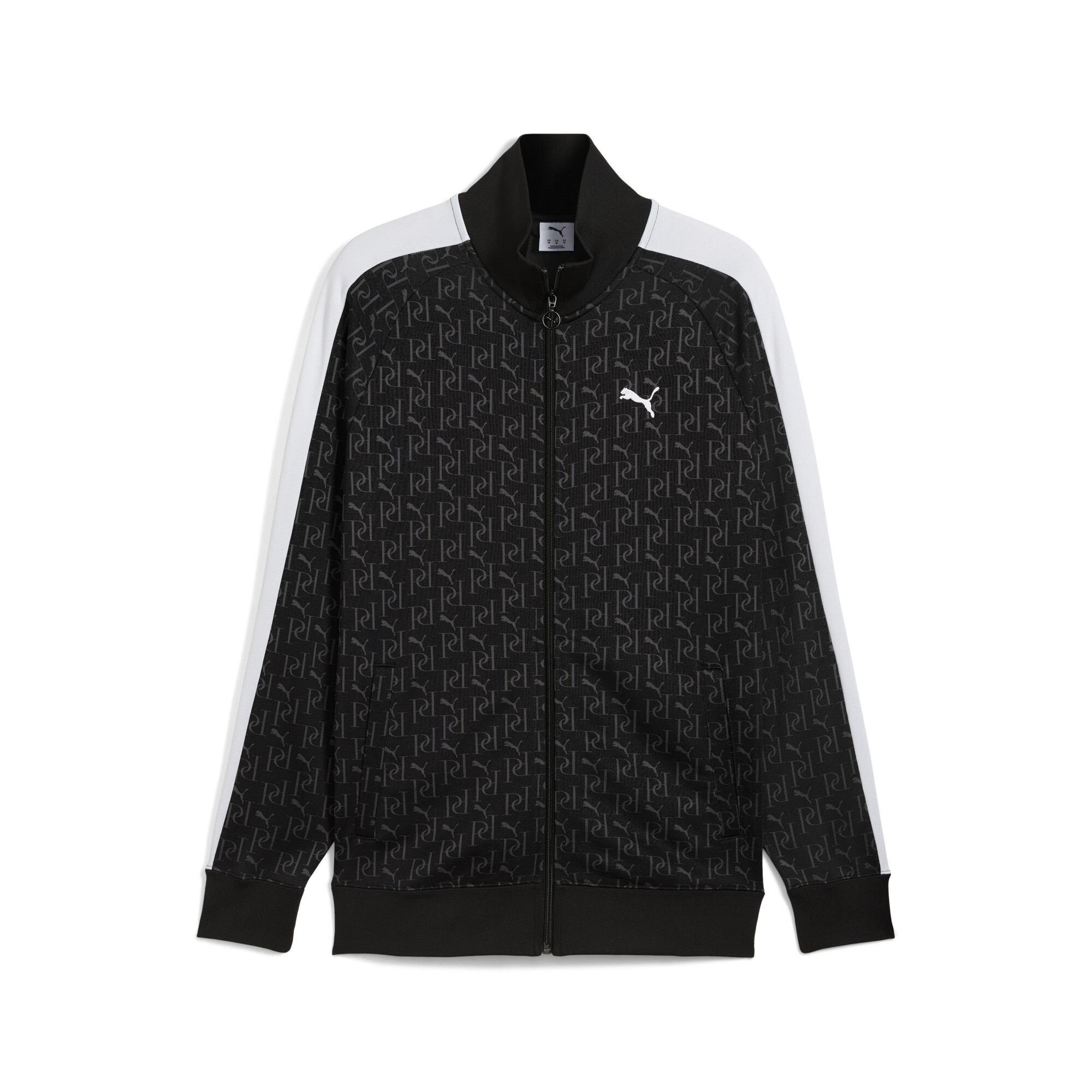 PUMA T7 All-Over Print trainingsjack voor Heren, Zwart, Maat M thumbnail 3