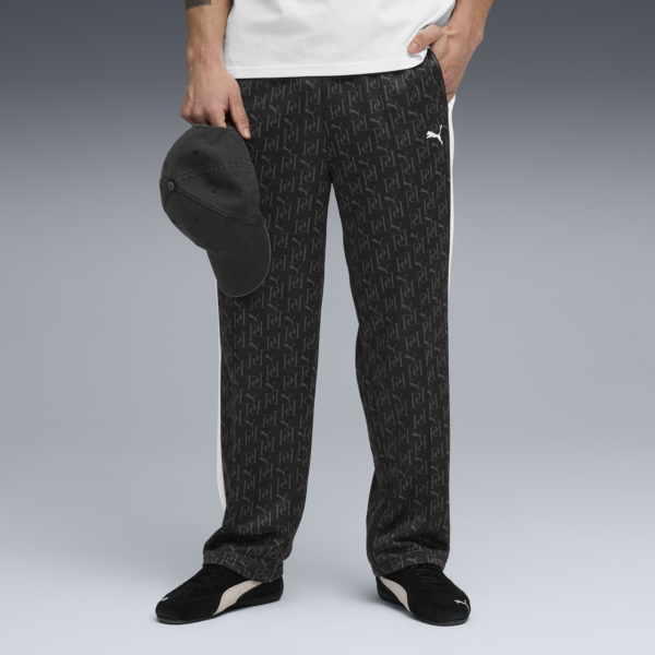 Pantalones estampados T7 para hombre, PUMA Black, large-ARG