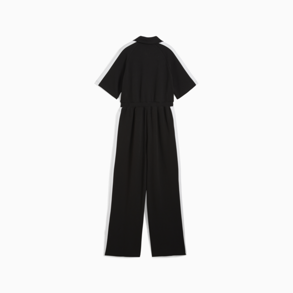 T7 Short Sleeved Jumpsuit Women, PUMA Black, large-ZAF