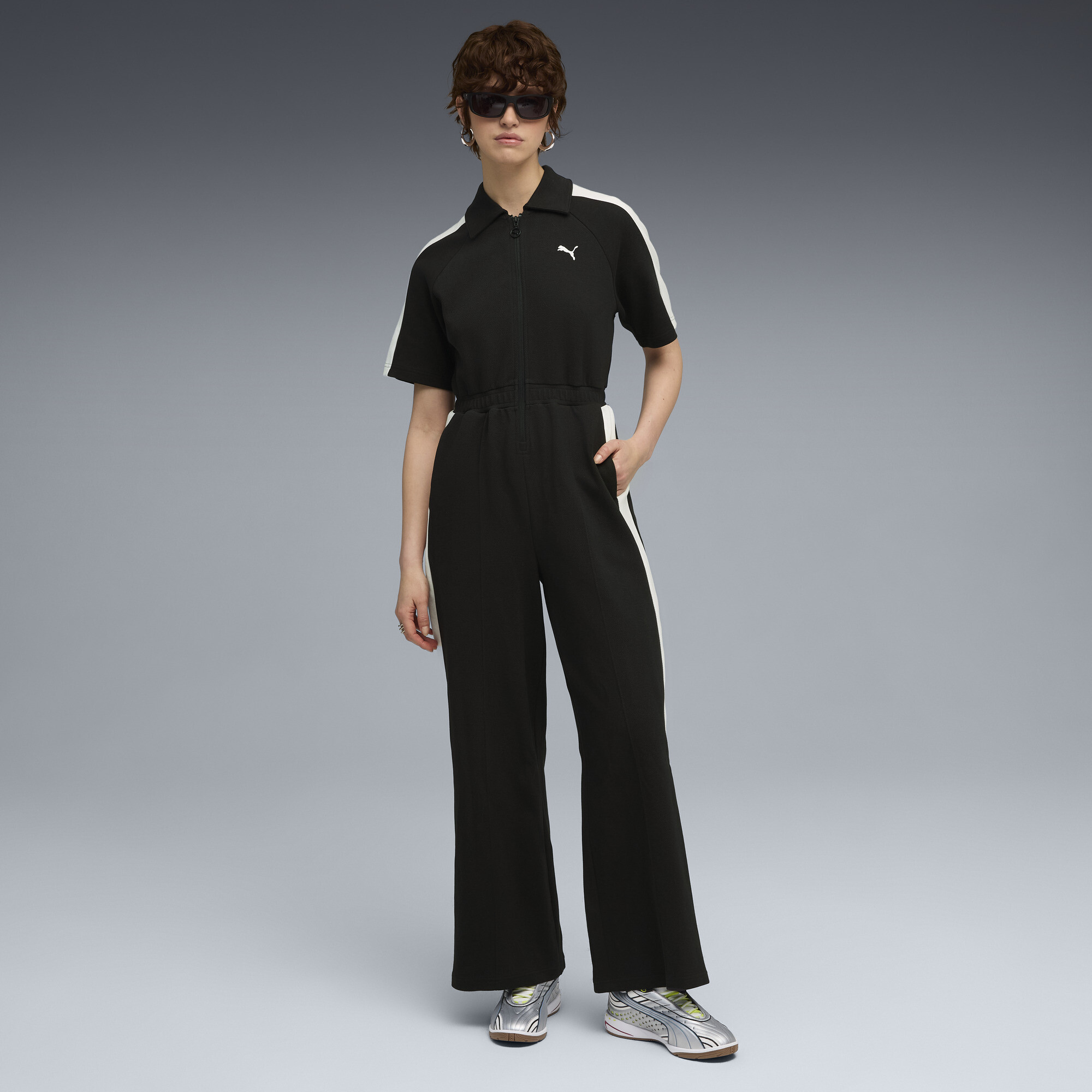 Комбинезон T7 Short Sleeved Jumpsuit Women | Цвет: Черный | Puma