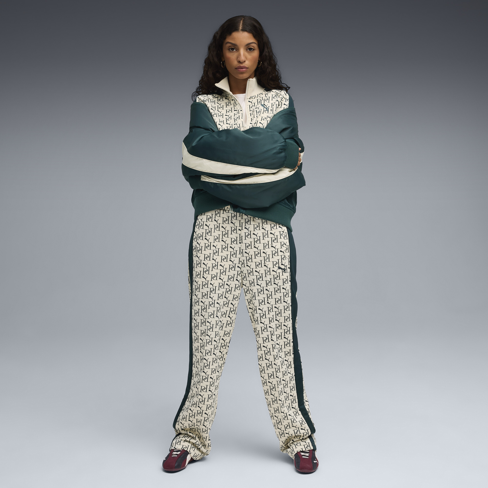 PUMA T7 All-Over Print trainingsjack voor Dames, Maat XS thumbnail 6