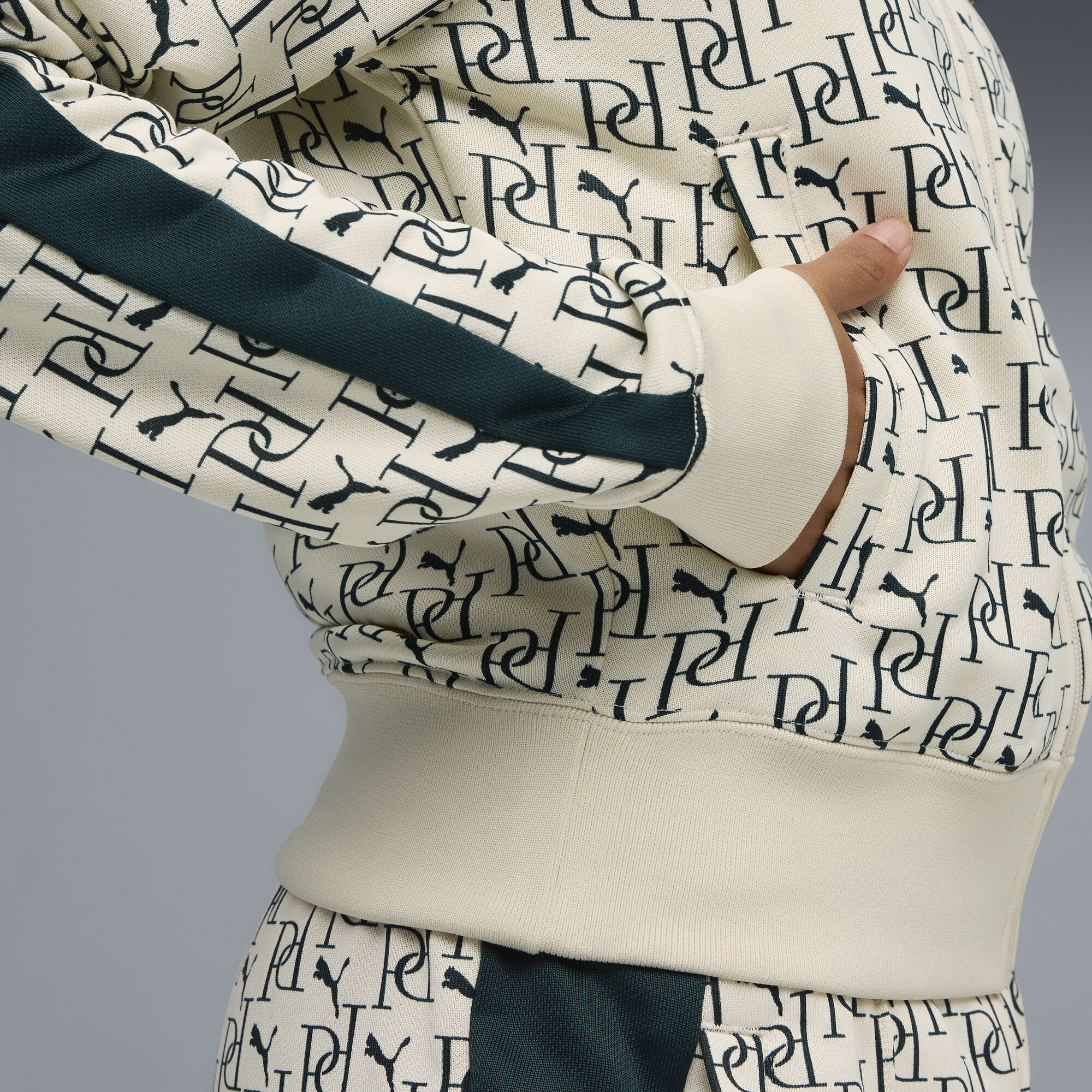 PUMA T7 All-Over Print trainingsjack voor Dames, Maat XS thumbnail 4