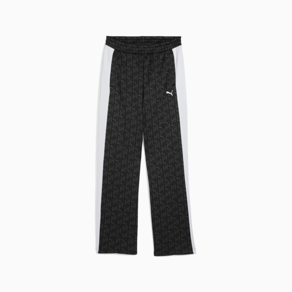 Pantalones estampados T7 para mujer, PUMA Black, large-ARG