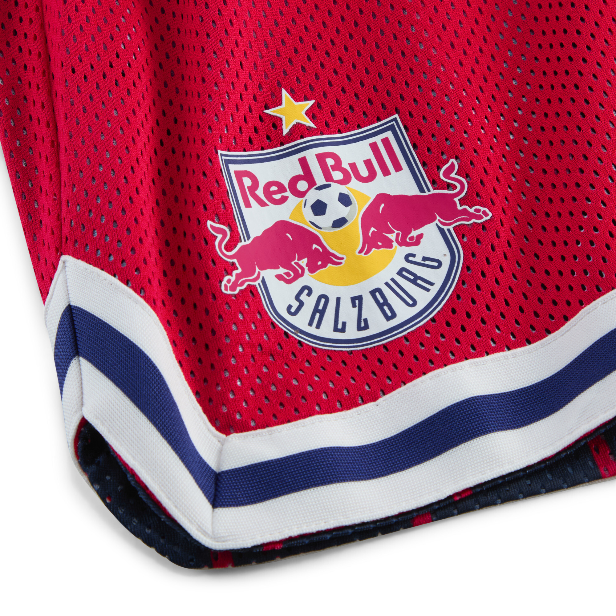 PUMA HOOPS x FC Rood Bull Salzburg short voor Heren, Blauw/Rood, Maat L thumbnail 3