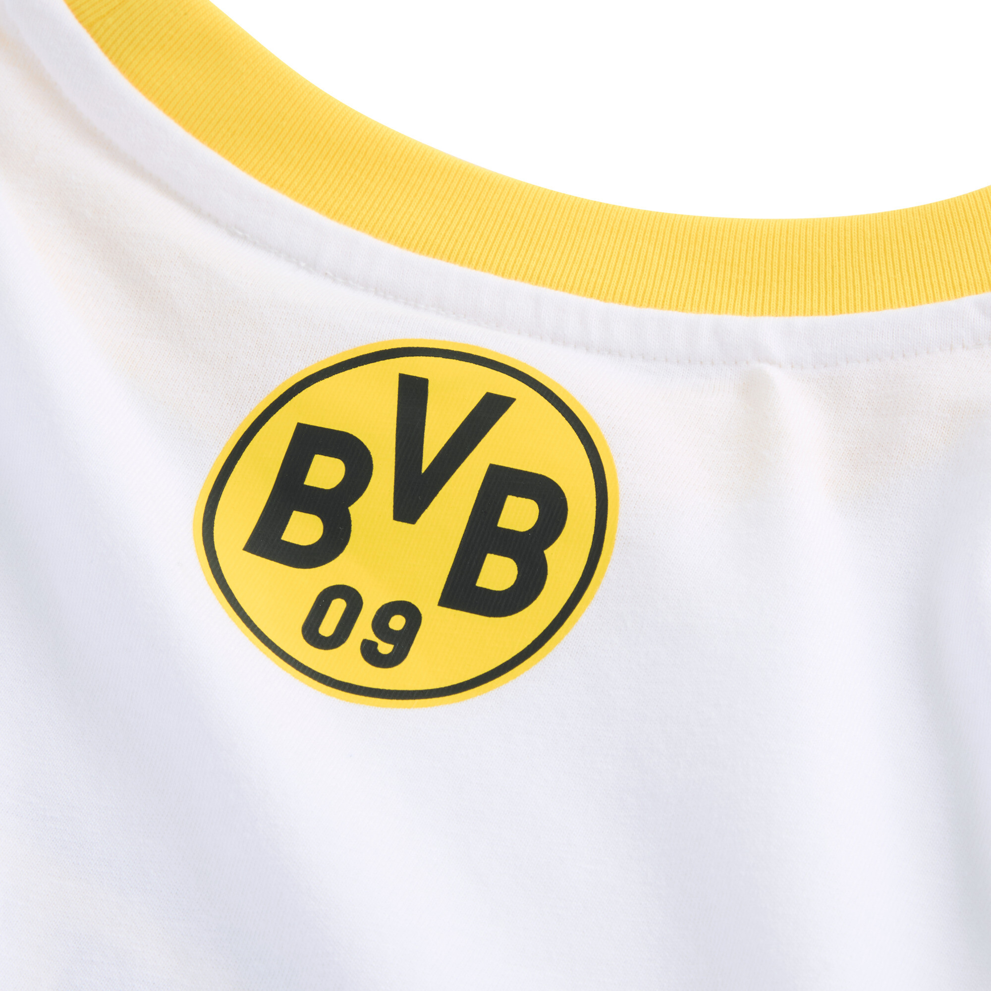 PUMA HOOPS x Borussia Dortmund T-shirt I voor Heren, Wit, Maat 3XL thumbnail 3