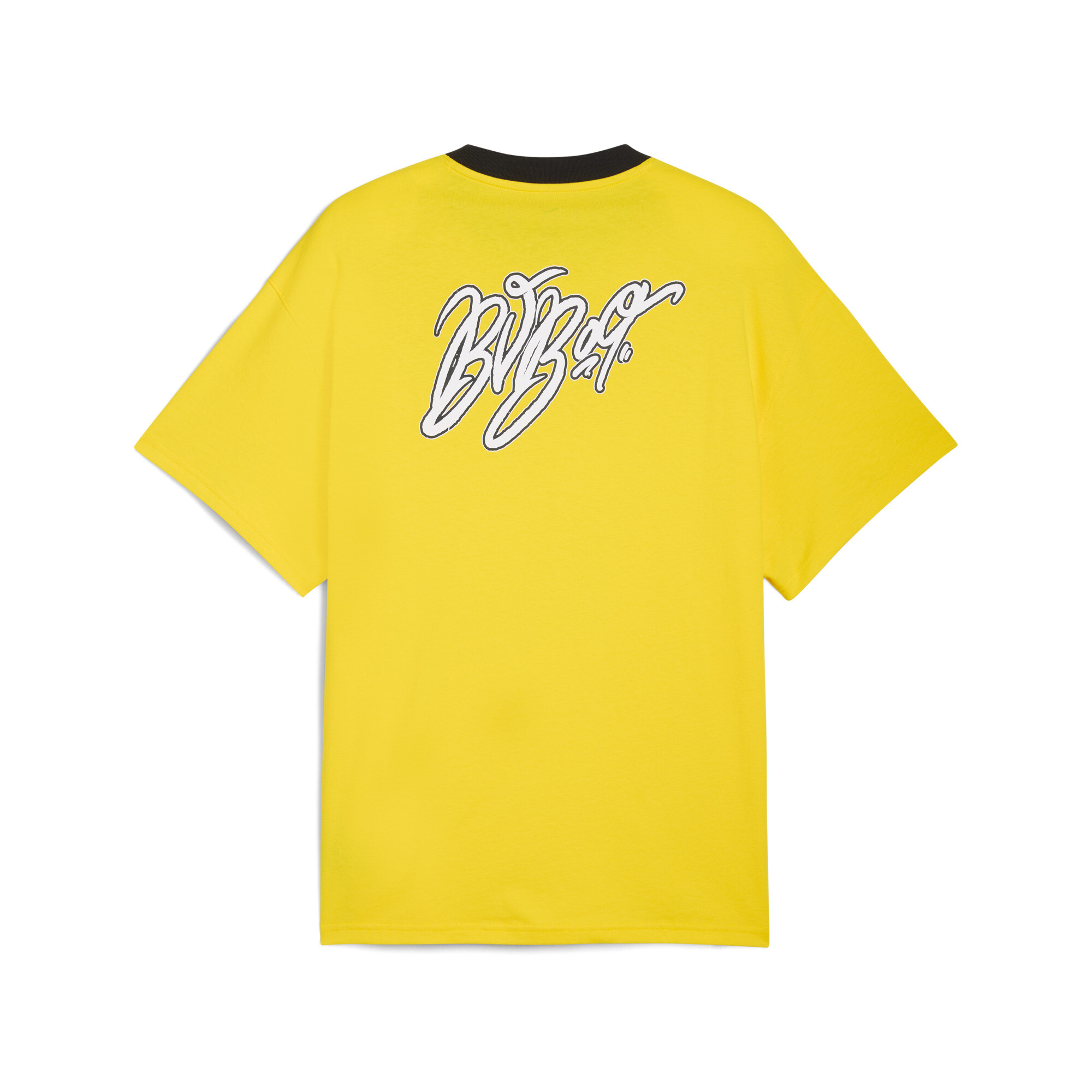 PUMA HOOPS x Borussia Dortmund T-shirt II voor Heren, Geel, Maat XS thumbnail 4