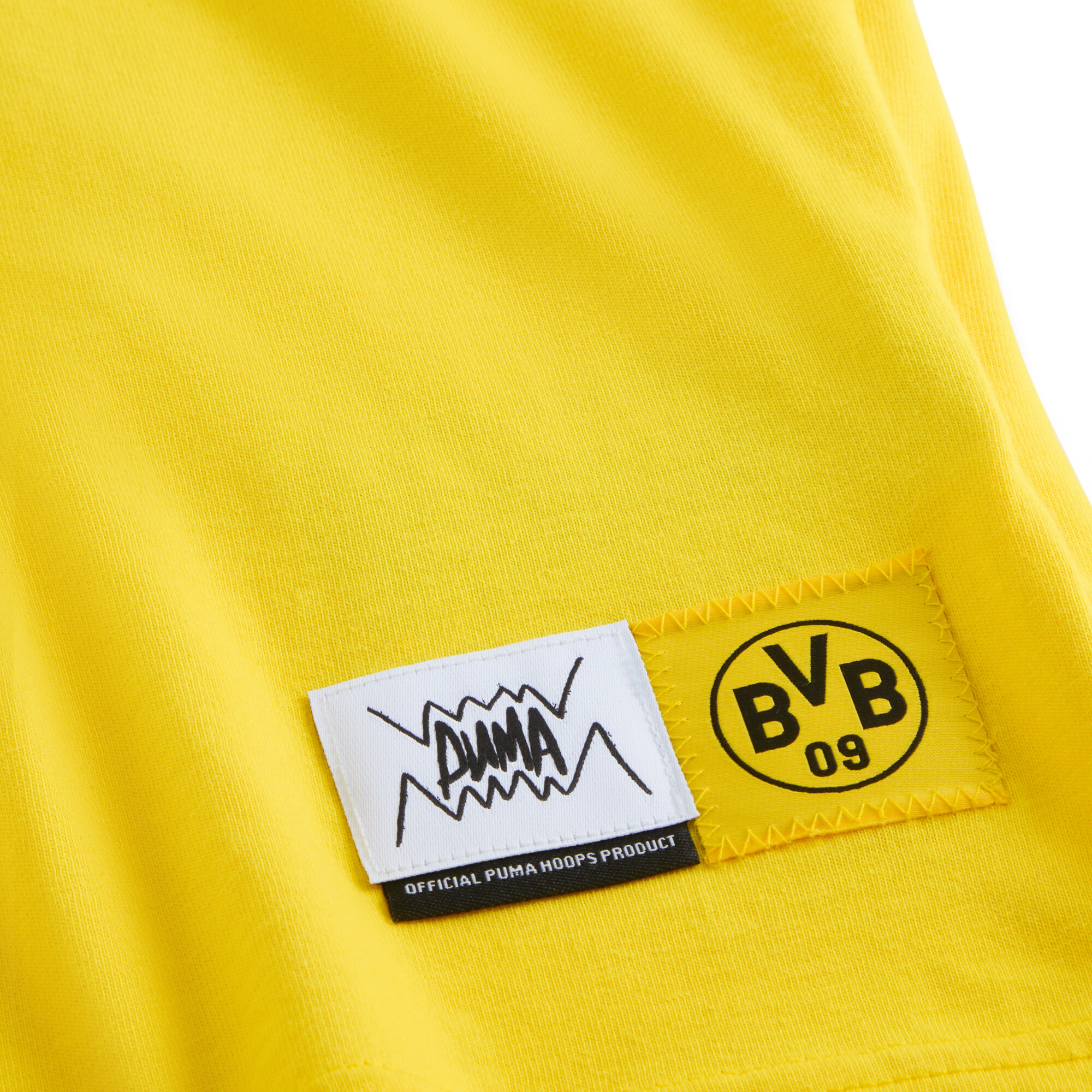 PUMA HOOPS x Borussia Dortmund T-shirt II voor Heren, Geel, Maat XS thumbnail 2