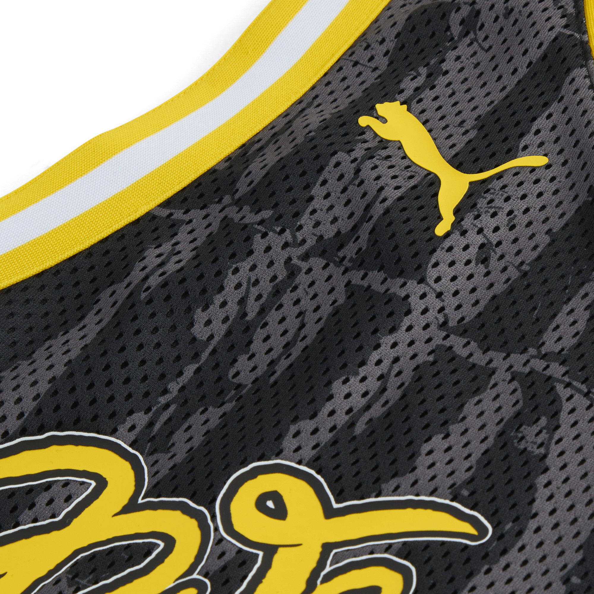 PUMA HOOPS x BORUSSIA DORTMUND shirt voor Heren, Zwart, Maat XXL thumbnail 2
