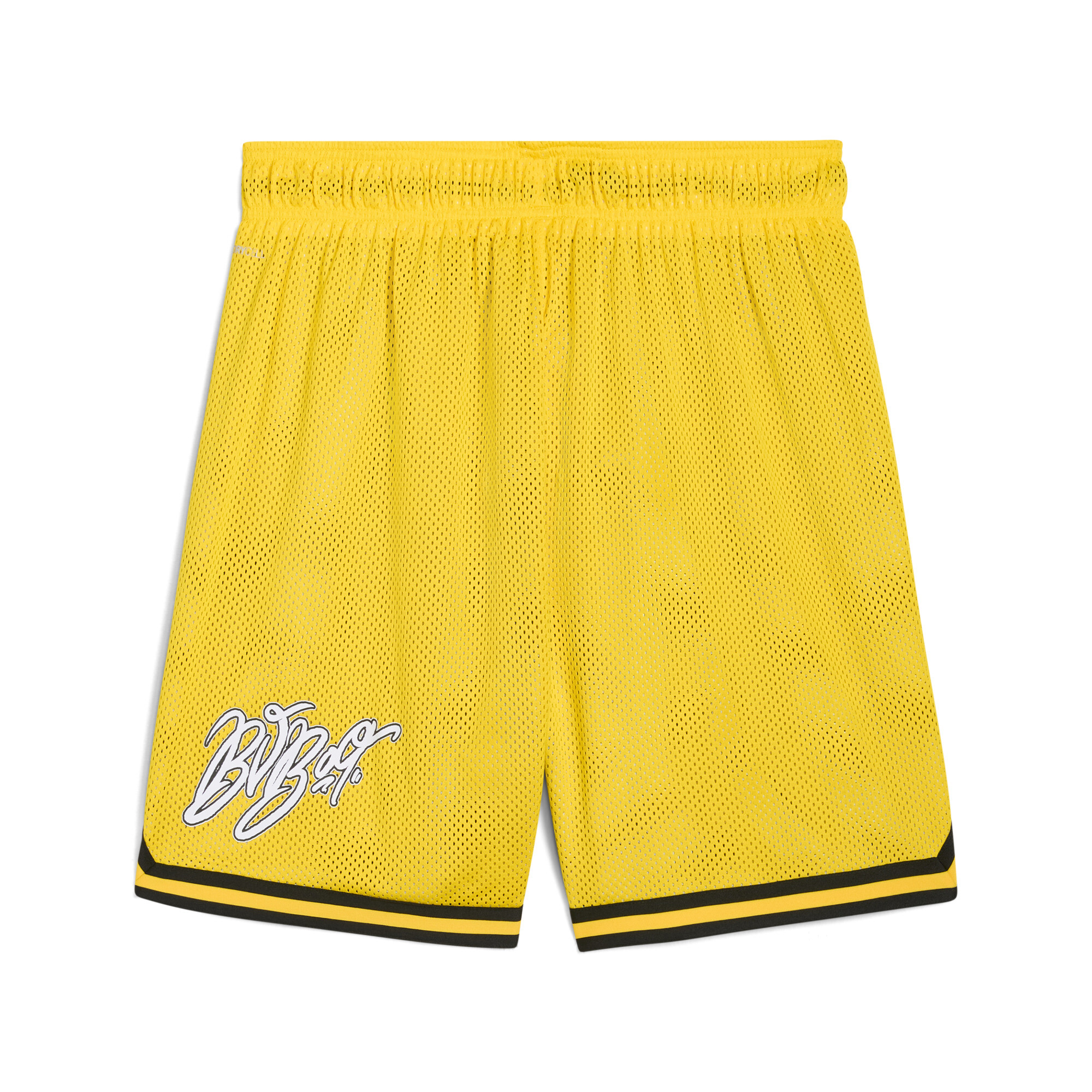 PUMA HOOPS x Borussia Dortmund short voor Heren, Zwart/Geel, Maat L thumbnail 4