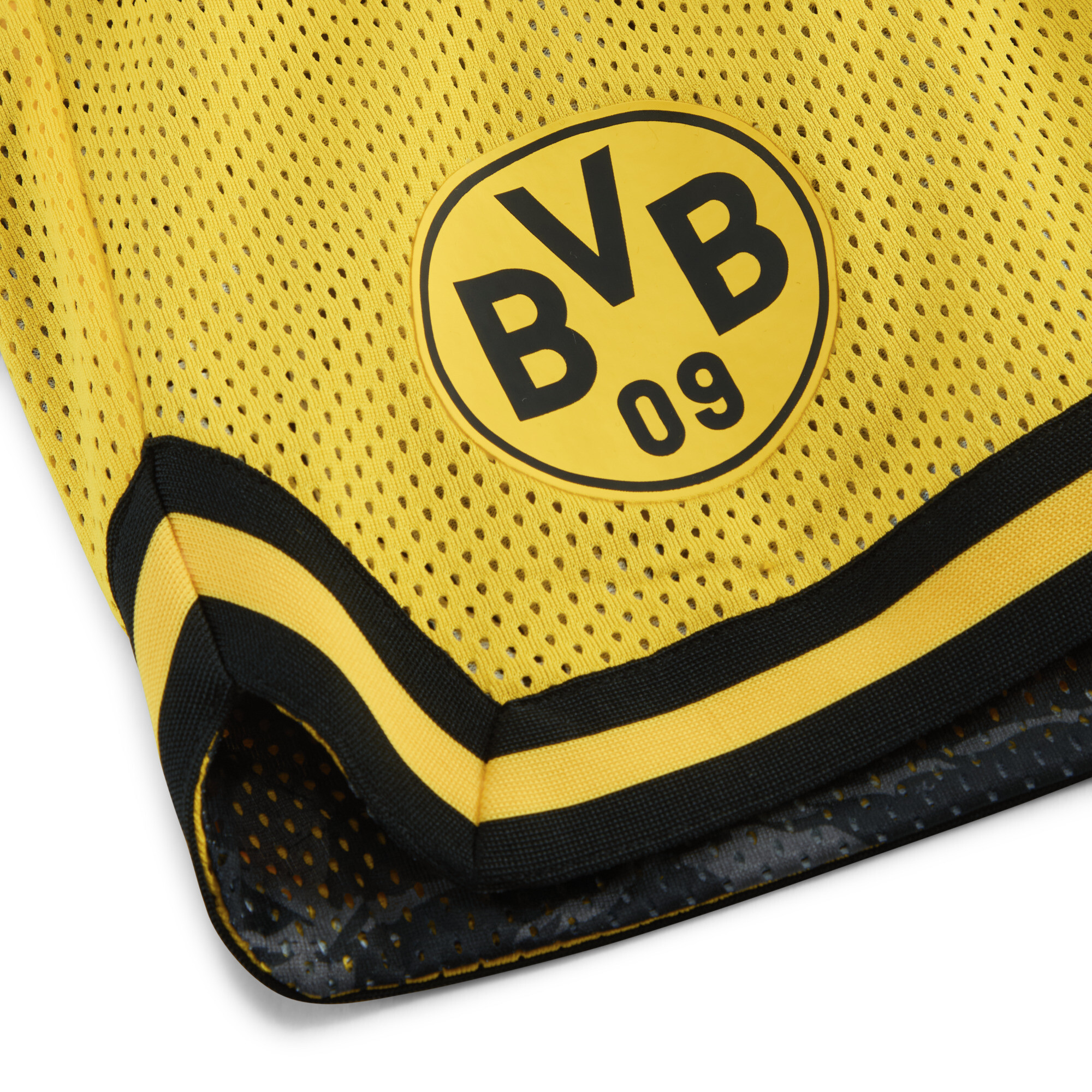 PUMA HOOPS x Borussia Dortmund short voor Heren, Zwart/Geel, Maat L thumbnail 3