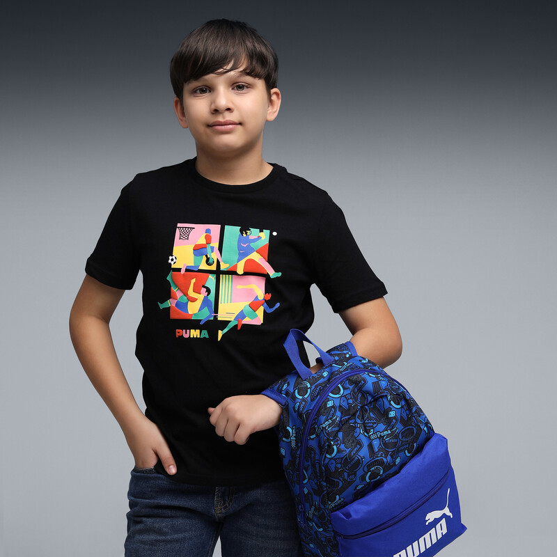 

PUMA Curious Explorers Youth Regular Fit Cotton T-shirt