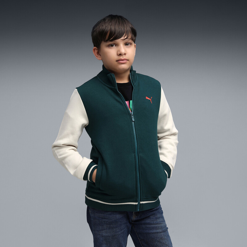

PUMA Graphic Knitted Youth Bomber Jacket