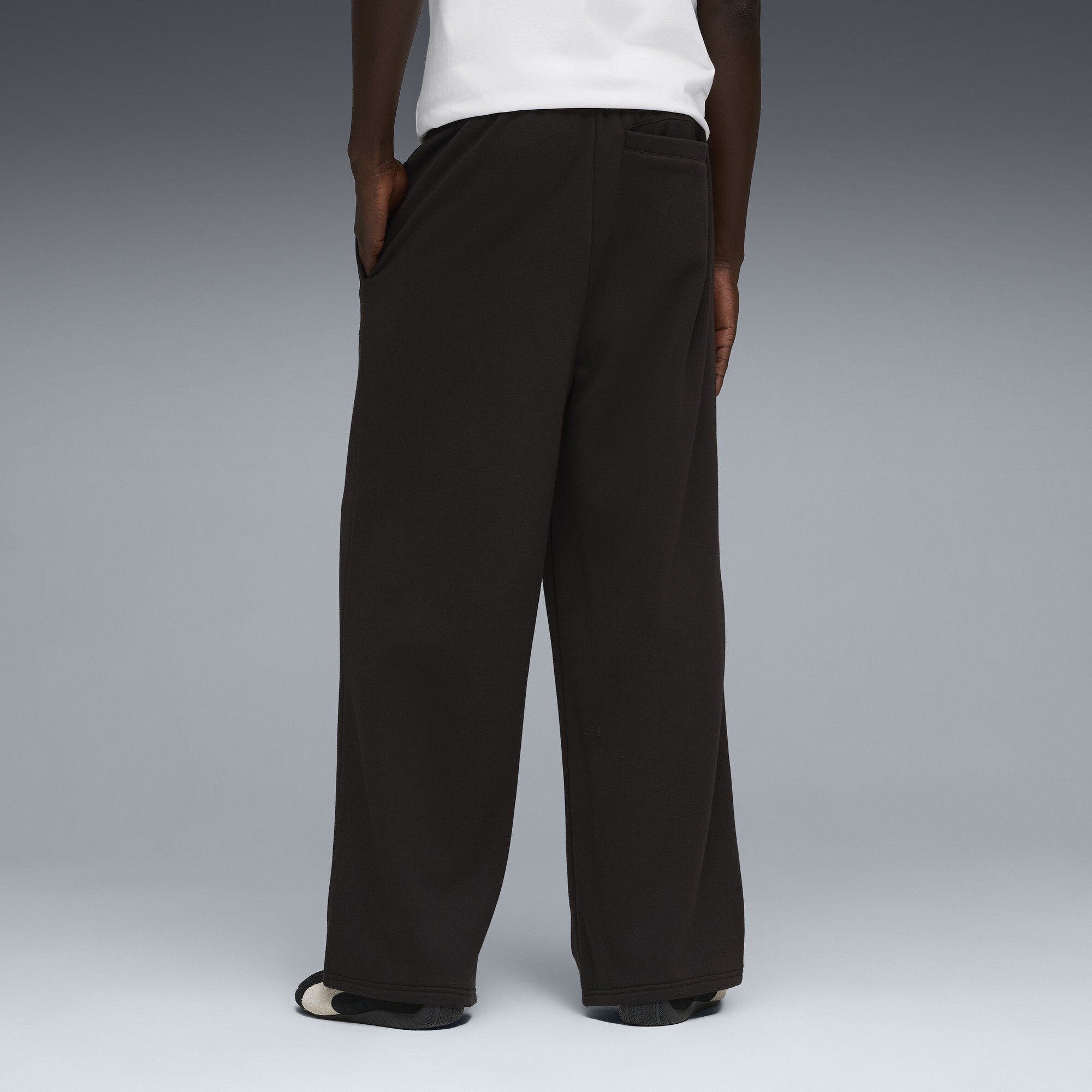 PUMA Wardrobe Essentials oversized joggingbroek voor Heren, Zwart, Maat XS thumbnail 3