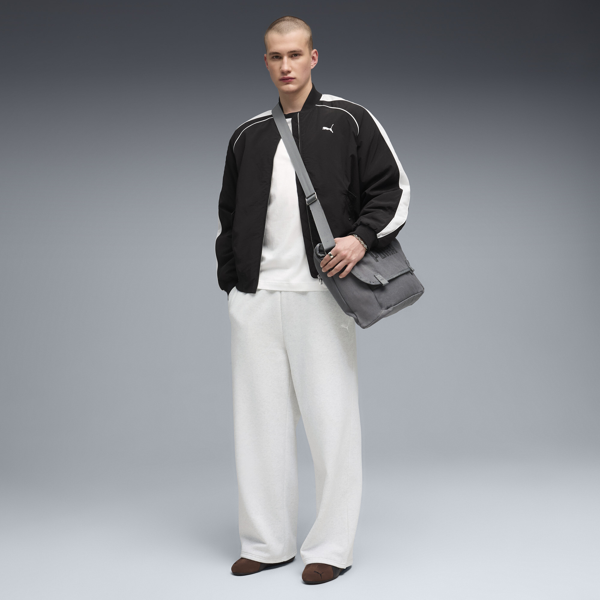 PUMA Wardrobe Essentials oversized joggingbroek voor Heren, Wit, Maat S thumbnail 2