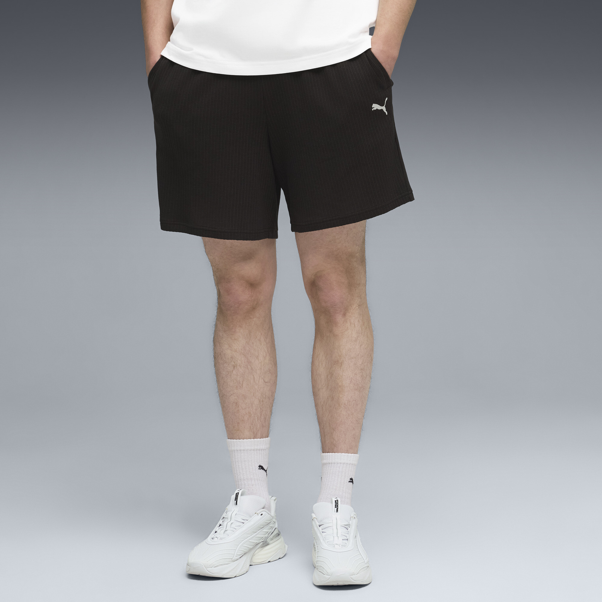 Шорты Wardrobe Essentials Relaxed Shorts Men | Цвет: Черный | Puma