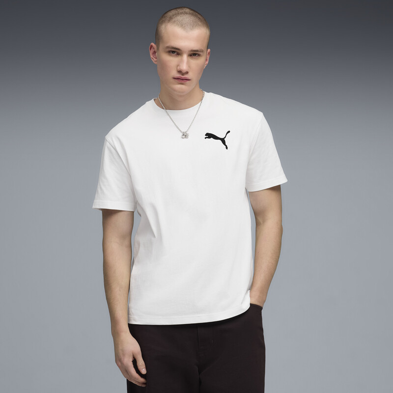 

Men's PUMA Essentials Elevated Cat Logo Relaxed Tee