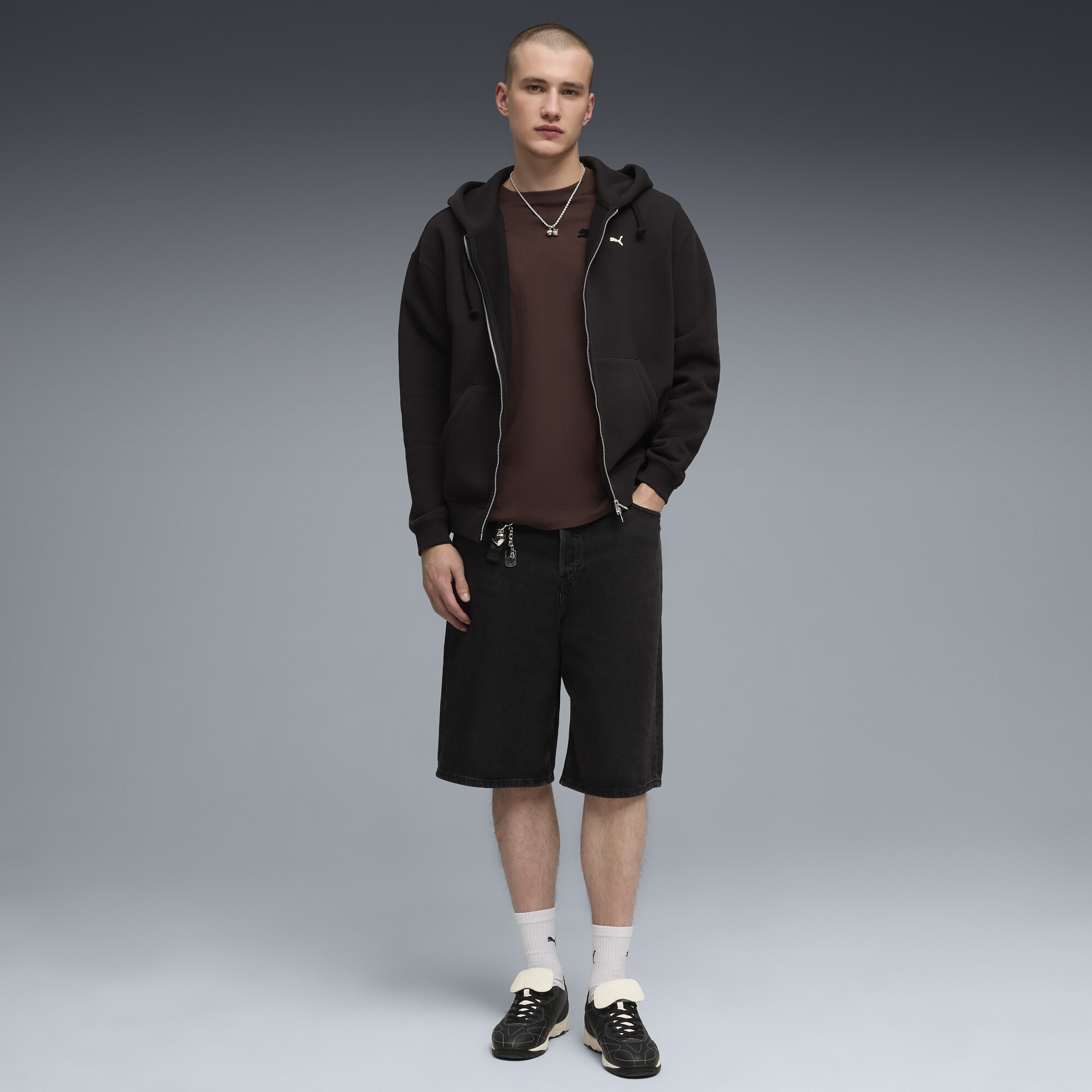 PUMA Essentials Elevated Cat-logo relaxed T-shirt voor Heren, Bruin, Maat L thumbnail 2