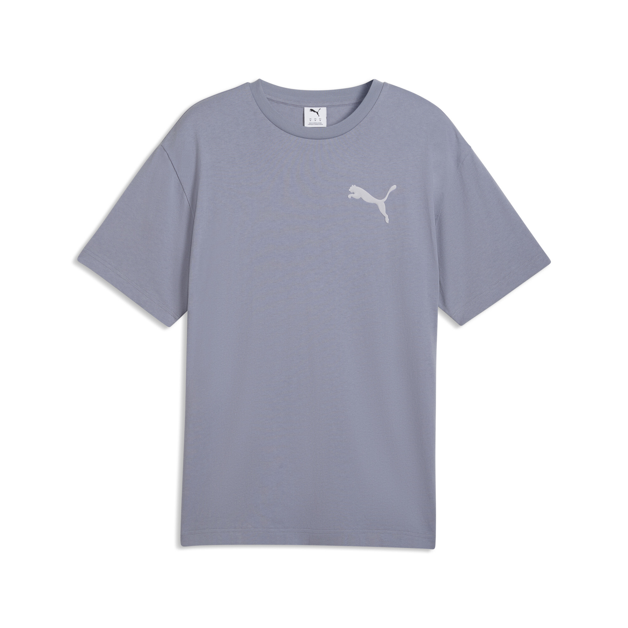 PUMA Essentials Elevated Cat-logo relaxed T-shirt voor Heren, Grijs, Maat 4XL