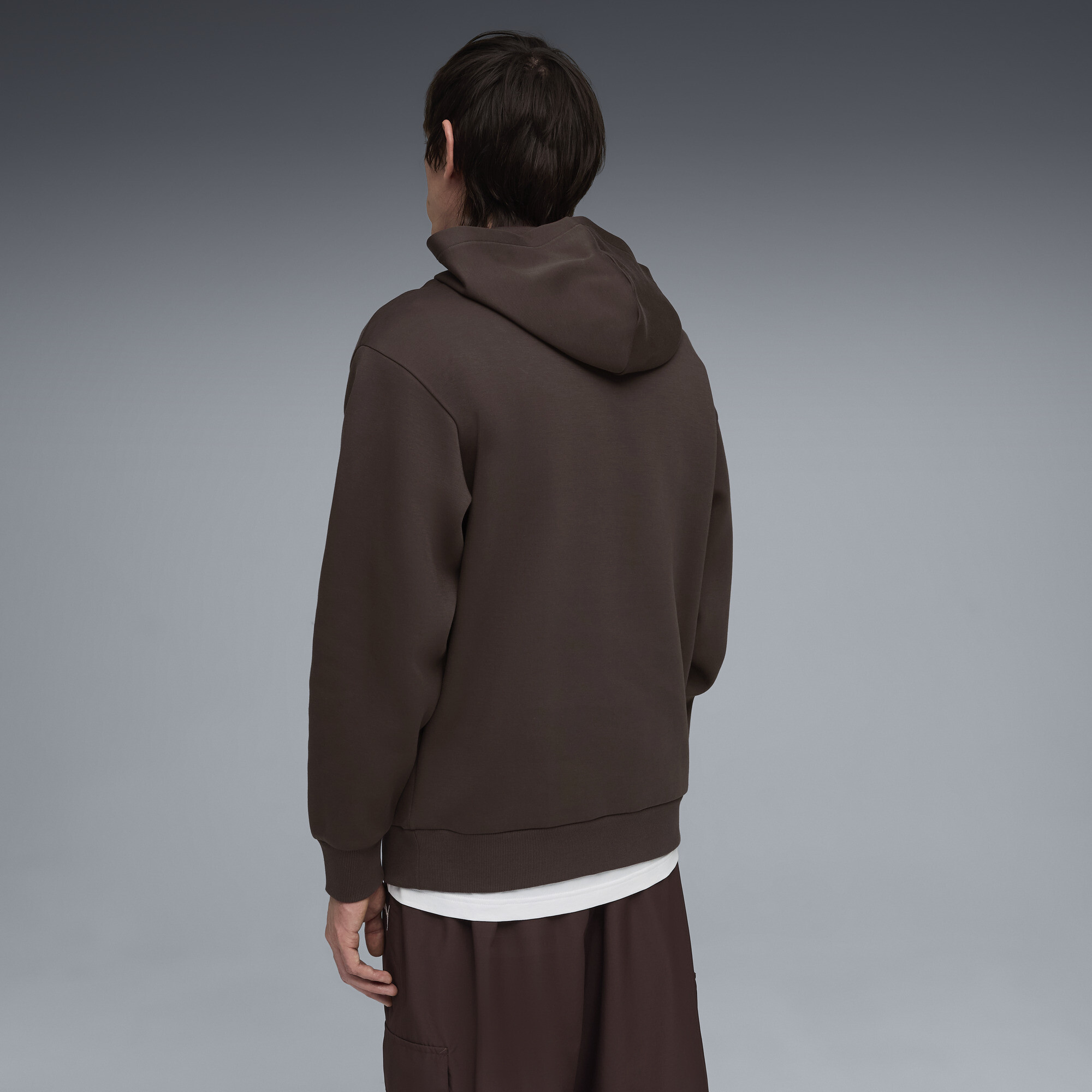 PUMA Essentials Elevated Cat-logo relaxed hoodie voor Heren, Bruin, Maat XXL thumbnail 3