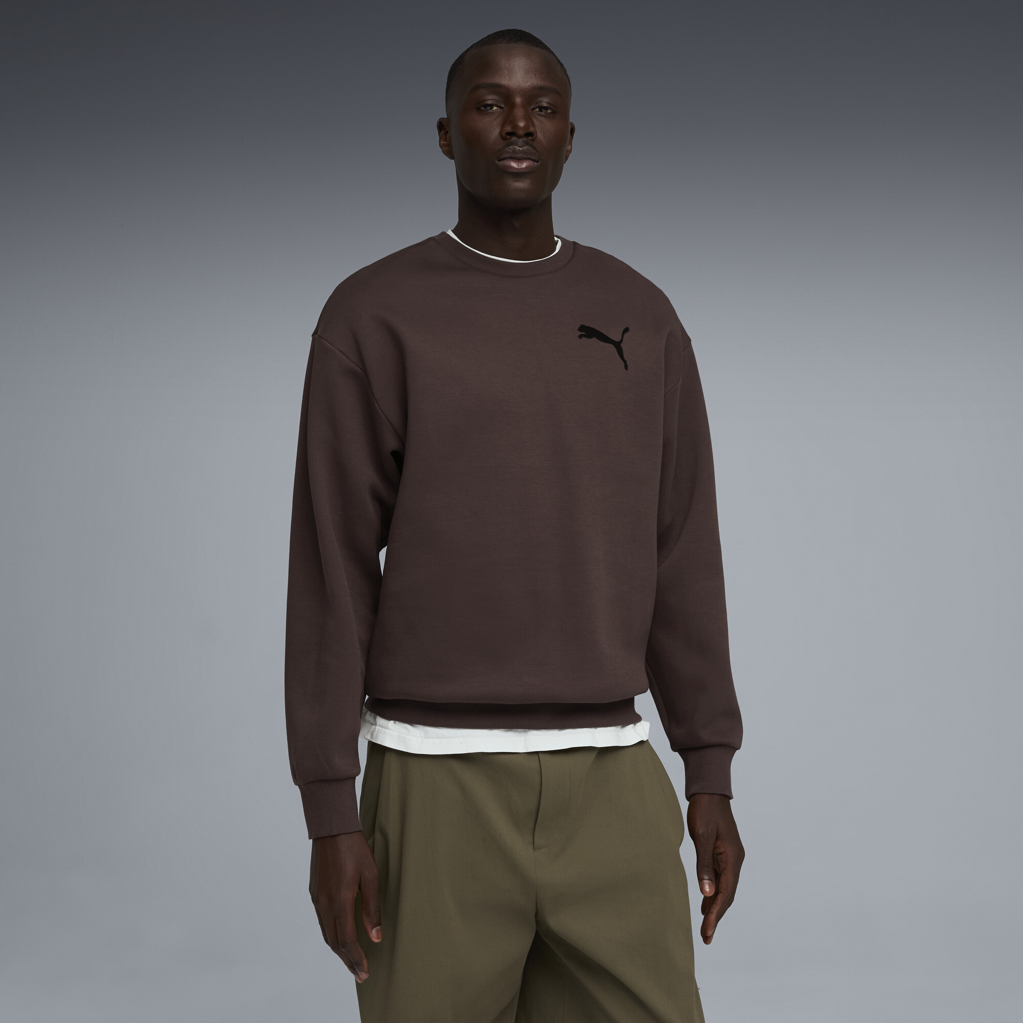 Свитшот Essentials Elevated Cat Logo Relaxed Sweatshirt Men | Цвет