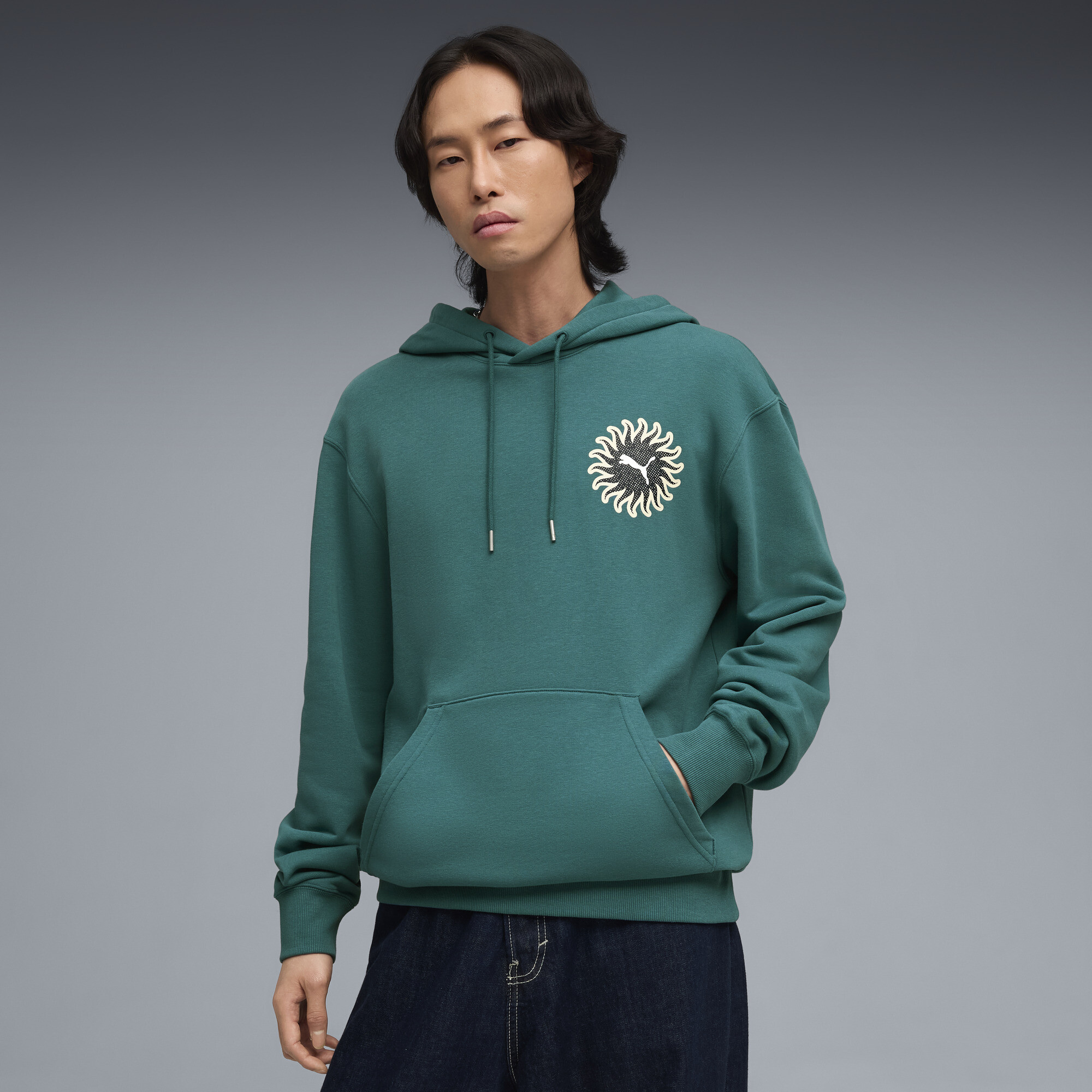 Polerón estampado Sunset Drive para hombre