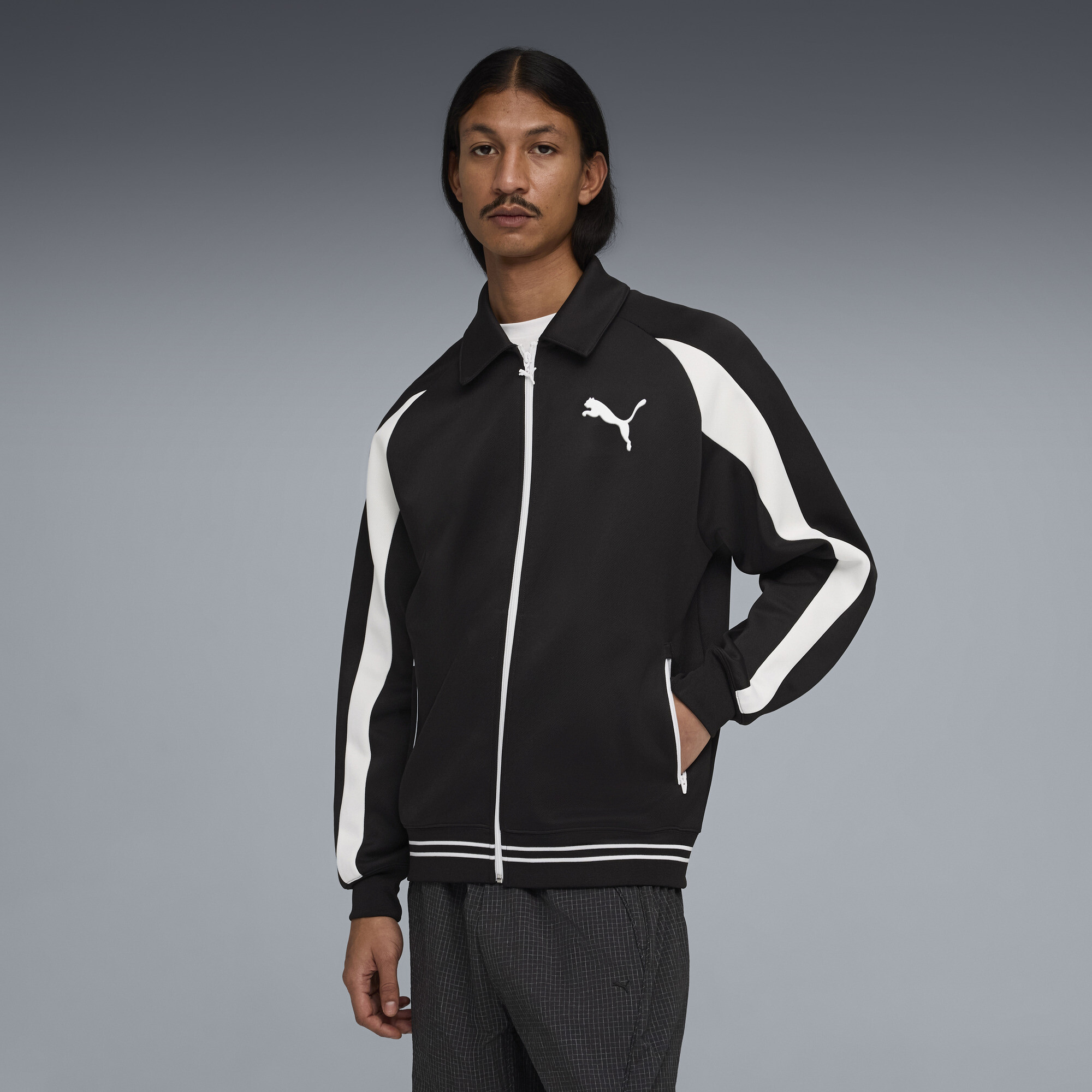 Олимпийка T7 Big Cat Track Jacket Men | Цвет: Черный | Puma Black