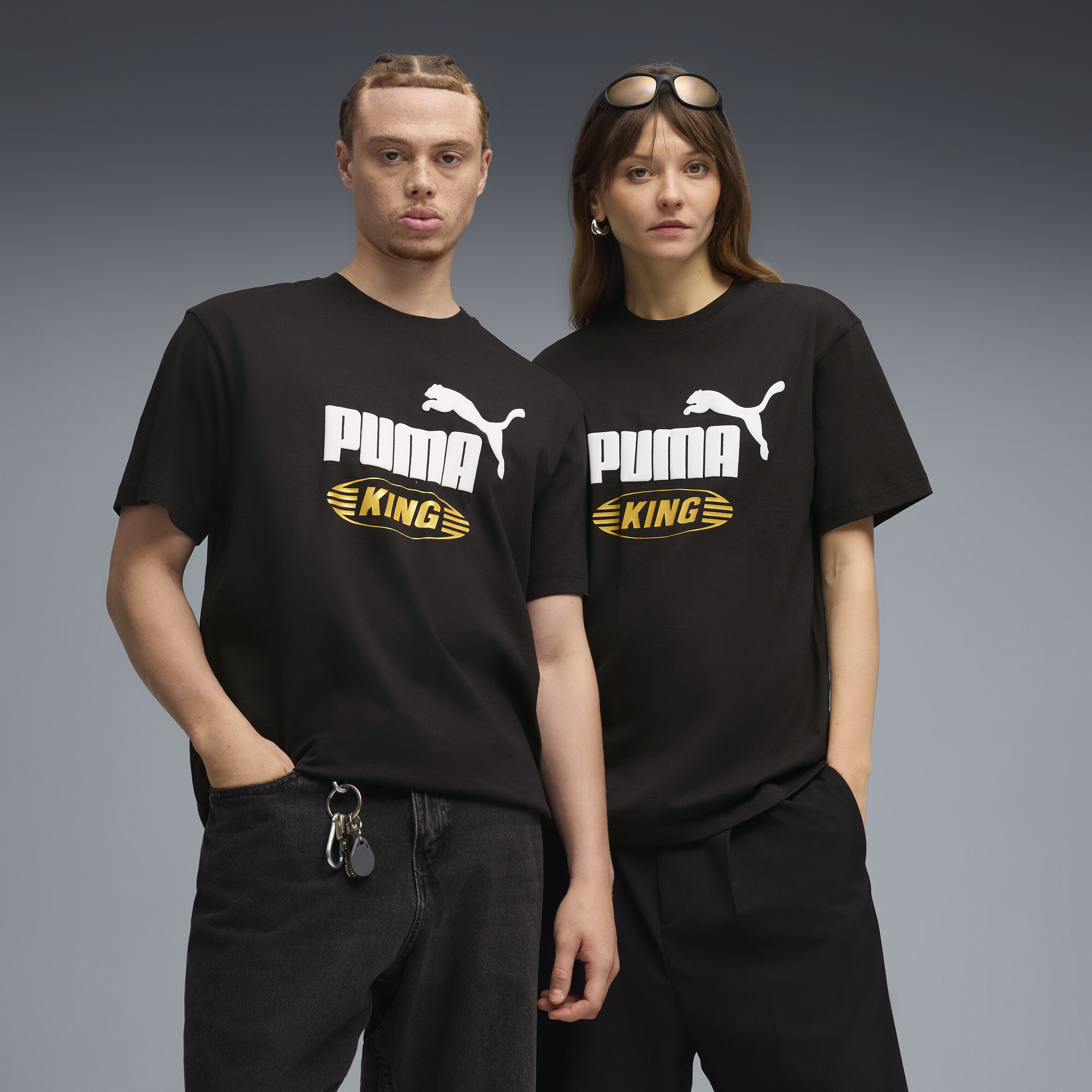FUTURE.PUMA.ARCHIVE King relaxed uniseks T-shirt, Zwart, Maat 3XL thumbnail 6