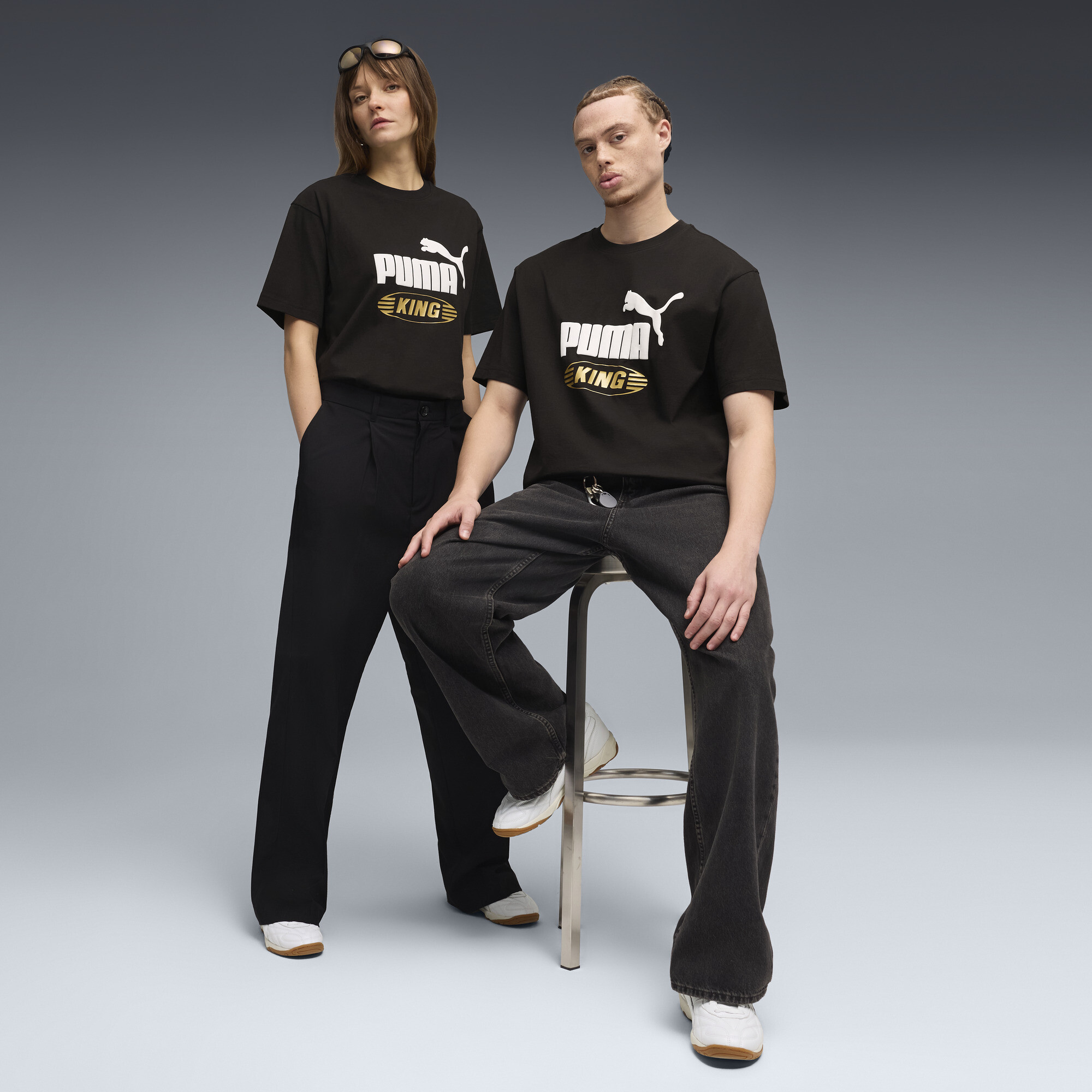 FUTURE.PUMA.ARCHIVE King relaxed uniseks T-shirt, Zwart, Maat 3XL thumbnail 4