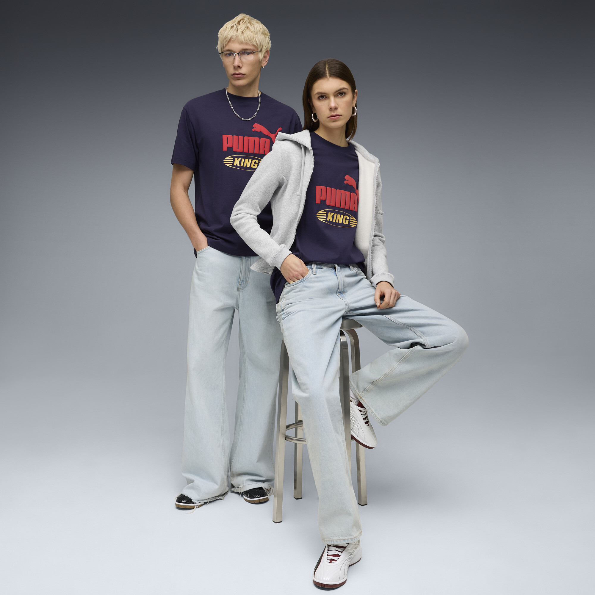 FUTURE.PUMA.ARCHIVE King relaxed uniseks T-shirt, Maat M thumbnail 4