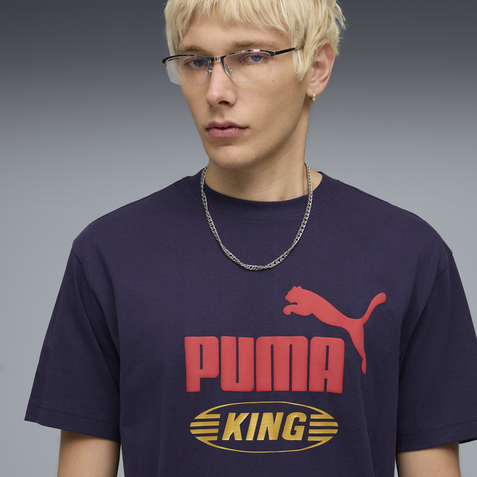 FUTURE.PUMA.ARCHIVE King relaxed uniseks T-shirt, Maat M thumbnail 2