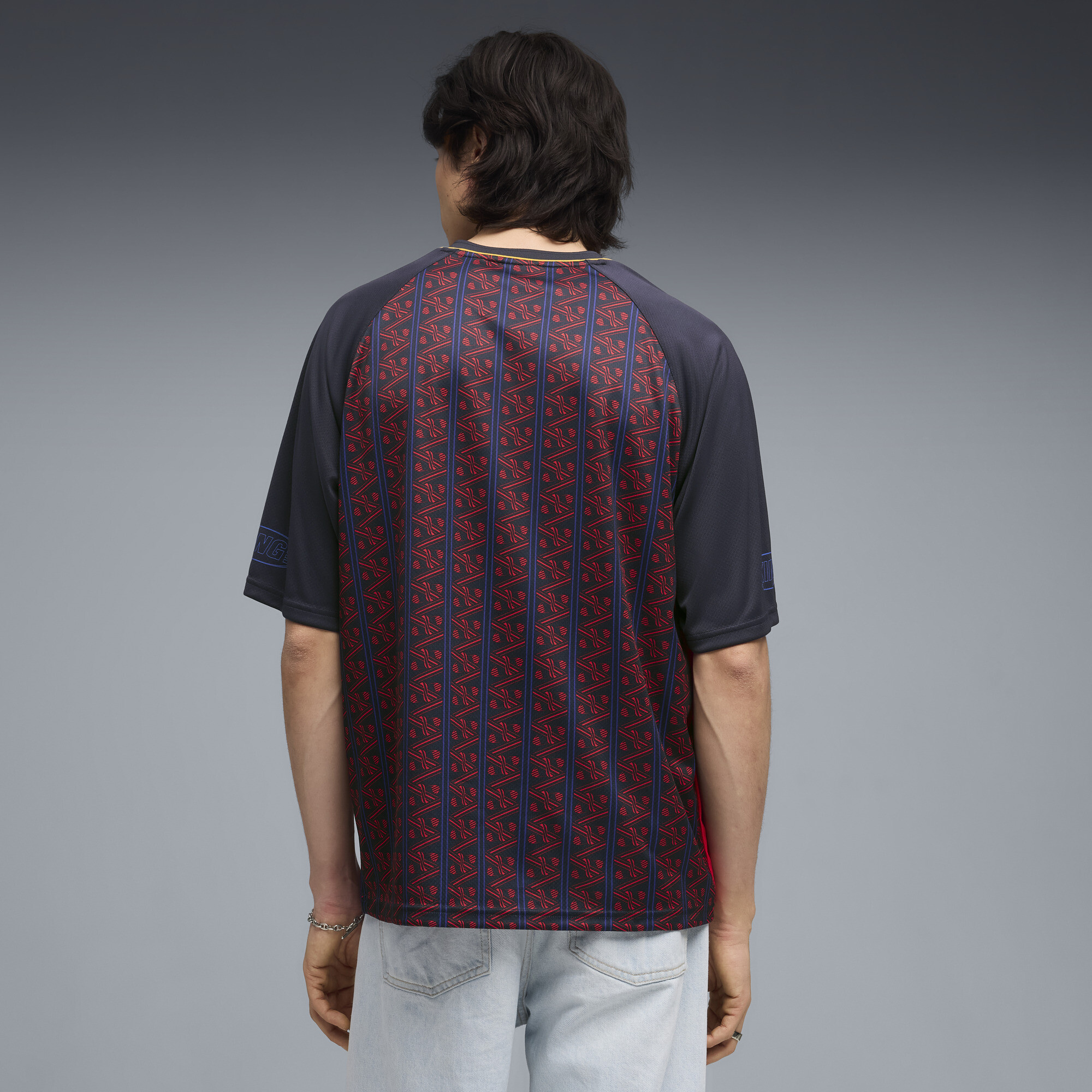 PUMA King uniseks voetbalshirt, Blauw, Maat XS thumbnail 3