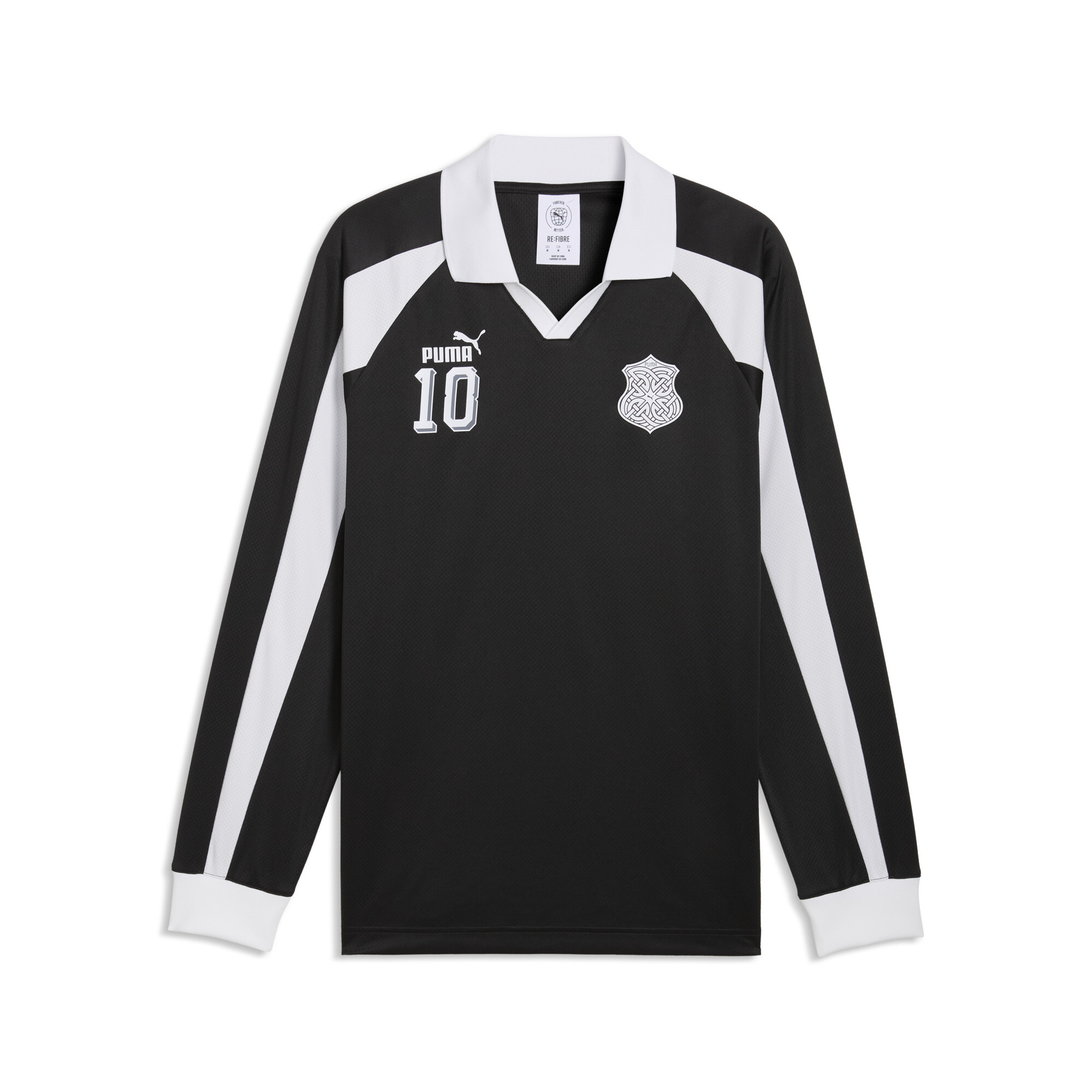 FUTURE.PUMA.ARCHIVE T7 Drill uniseks shirt, Zwart, Maat XXL thumbnail 3