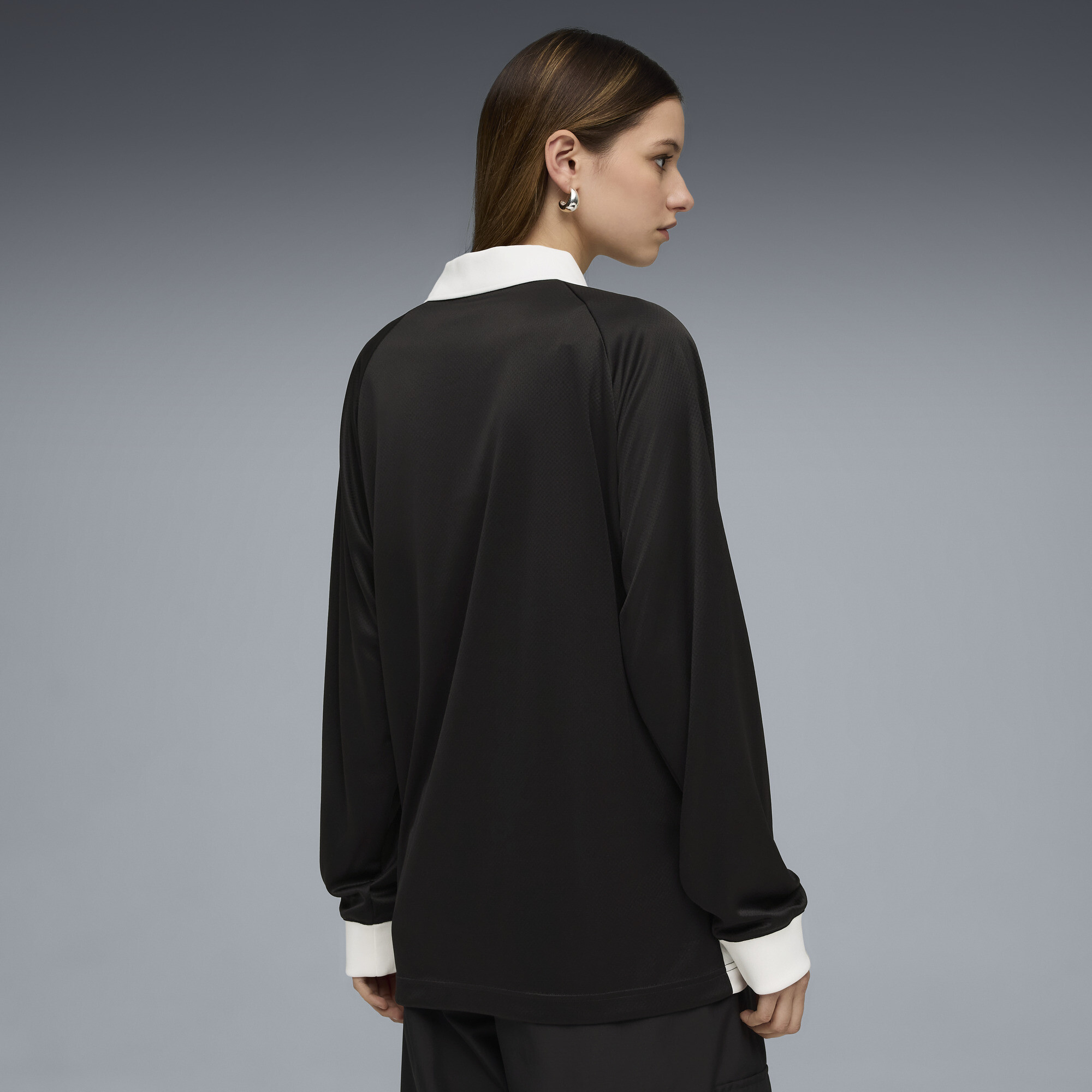 FUTURE.PUMA.ARCHIVE T7 Drill uniseks shirt, Zwart, Maat XXL thumbnail 5