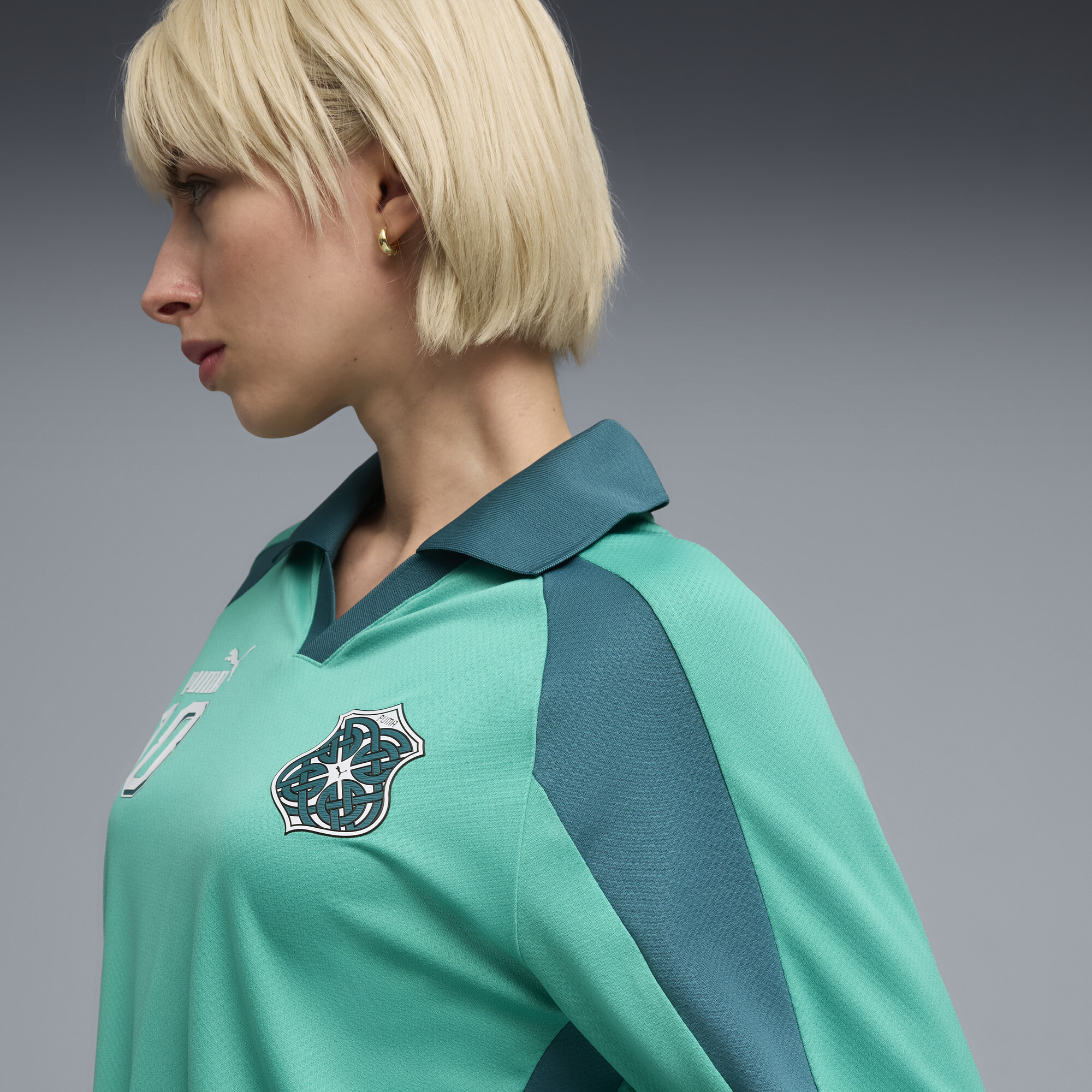 FUTURE.PUMA.ARCHIVE T7 Drill uniseks shirt, Groen, Maat XL thumbnail 7