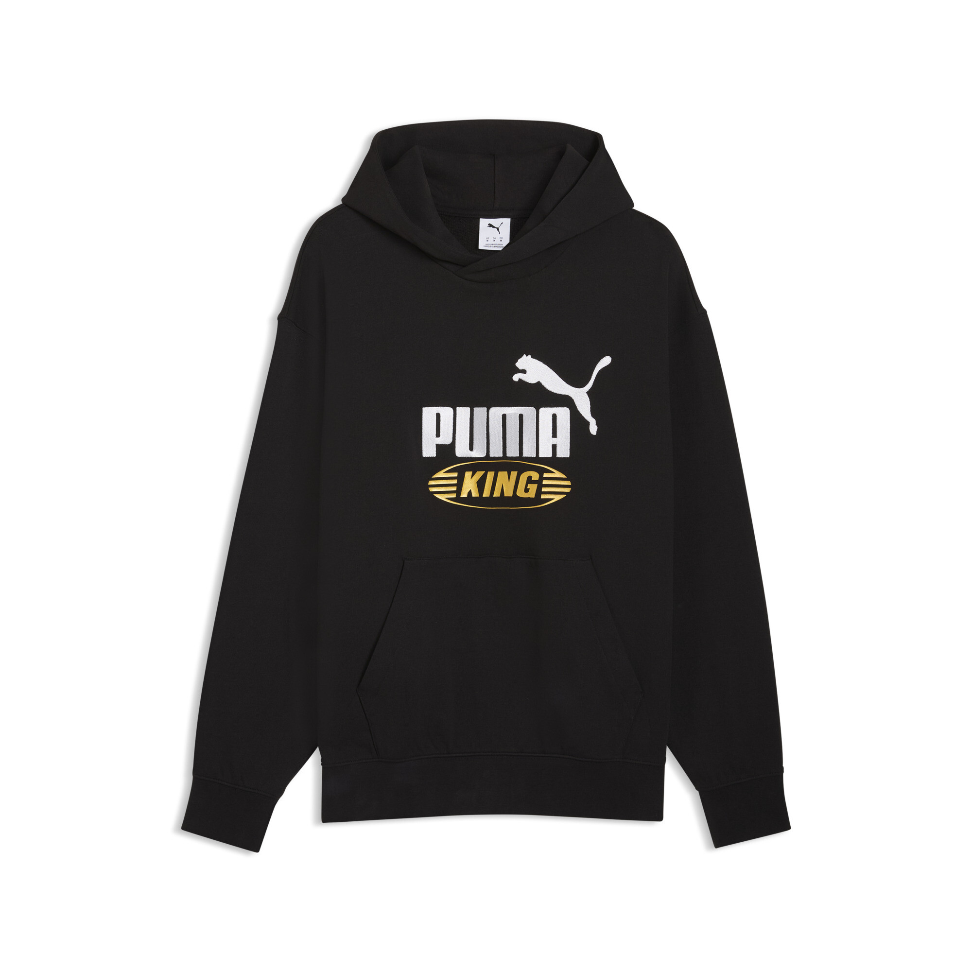 FUTURE.PUMA.ARCHIVE King relaxte uniseks hoodie, Zwart, Maat XL